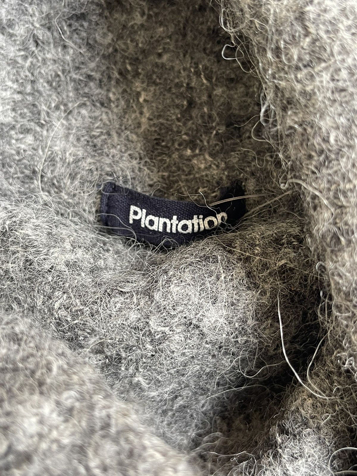 Japanese Brand Plantation Mohair High Neck Sweater Boxy Issey Miyake Size M / US 6-8 / IT 42-44 - 6 Thumbnail