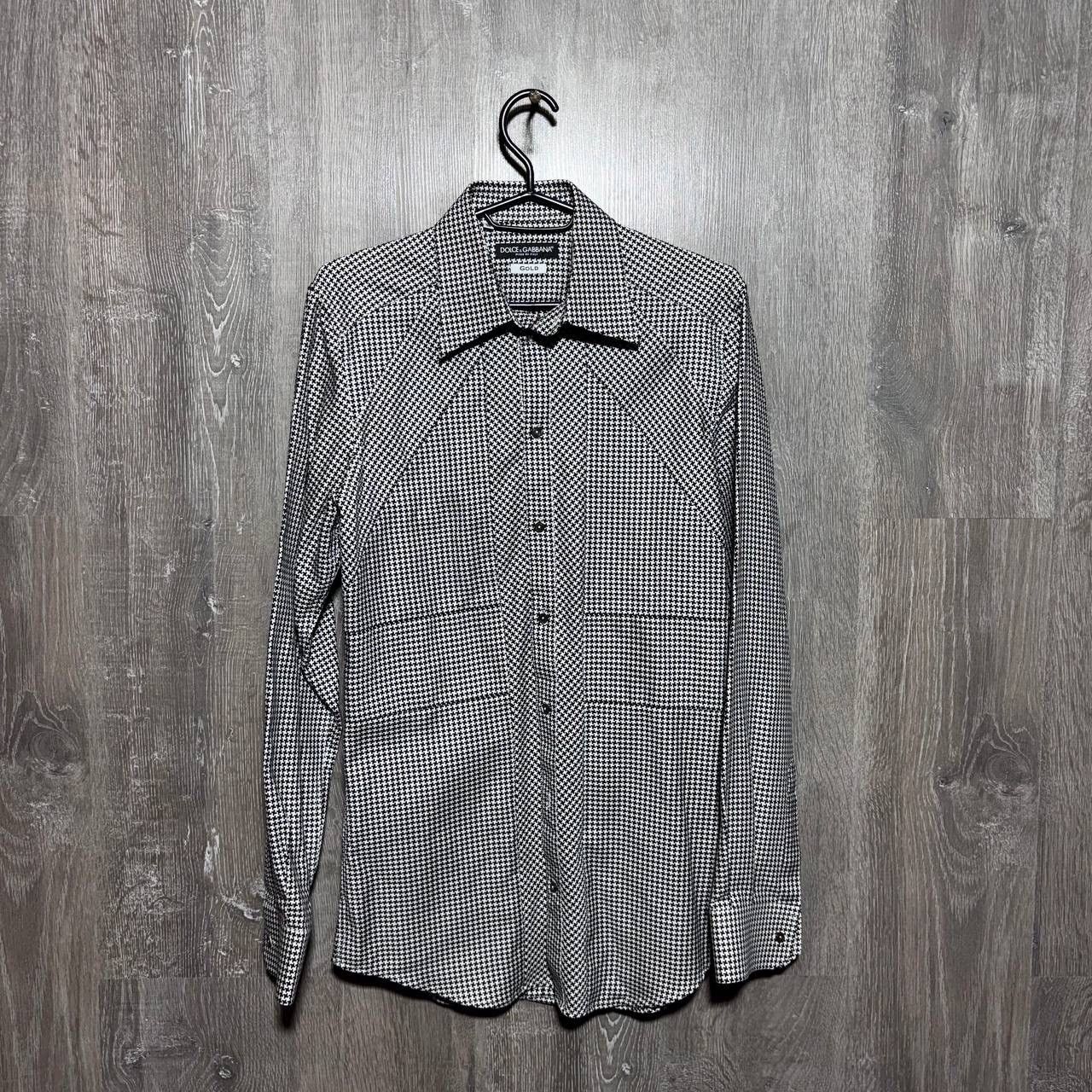 Dolce & Gabbana Dolce Gabbana GOLD Shirt Buttom Up Size 38 Size US M / EU 48-50 / 2 - 1 Thumbnail