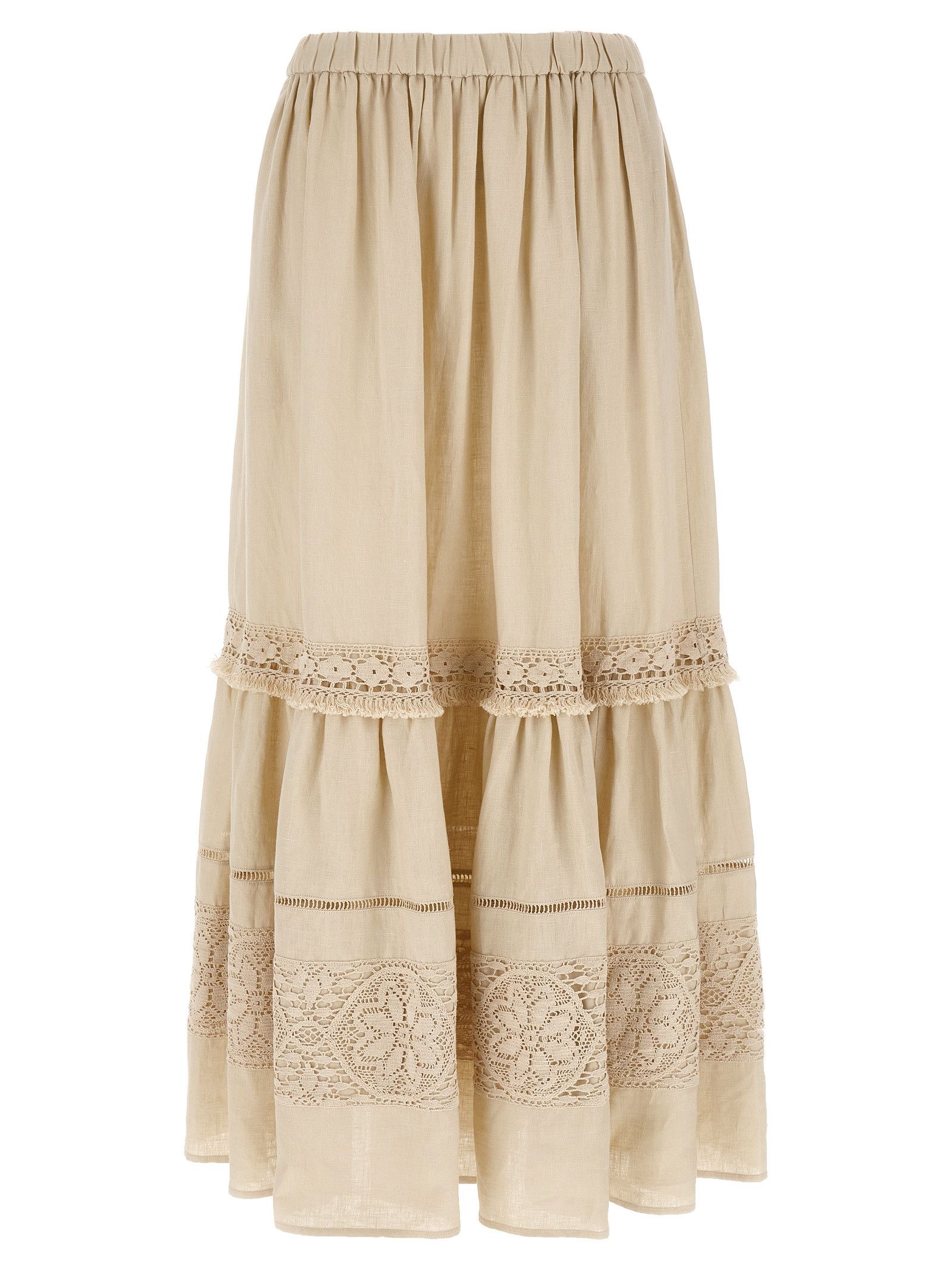 Weekend Max Mara 'WkiPallore' 'Mediterranean Ease' Capsule Collection Skirt Size 28" / US 6 / IT 42 - 1 Thumbnail