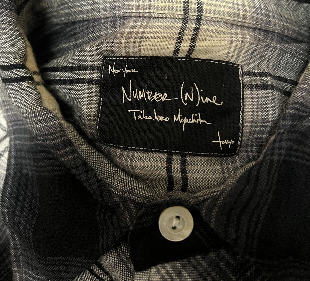 Japanese Brand × Number (N)ine Vtg Number N(ine) Rayon Shirt Size US M / EU 48-50 / 2 - 3 Thumbnail