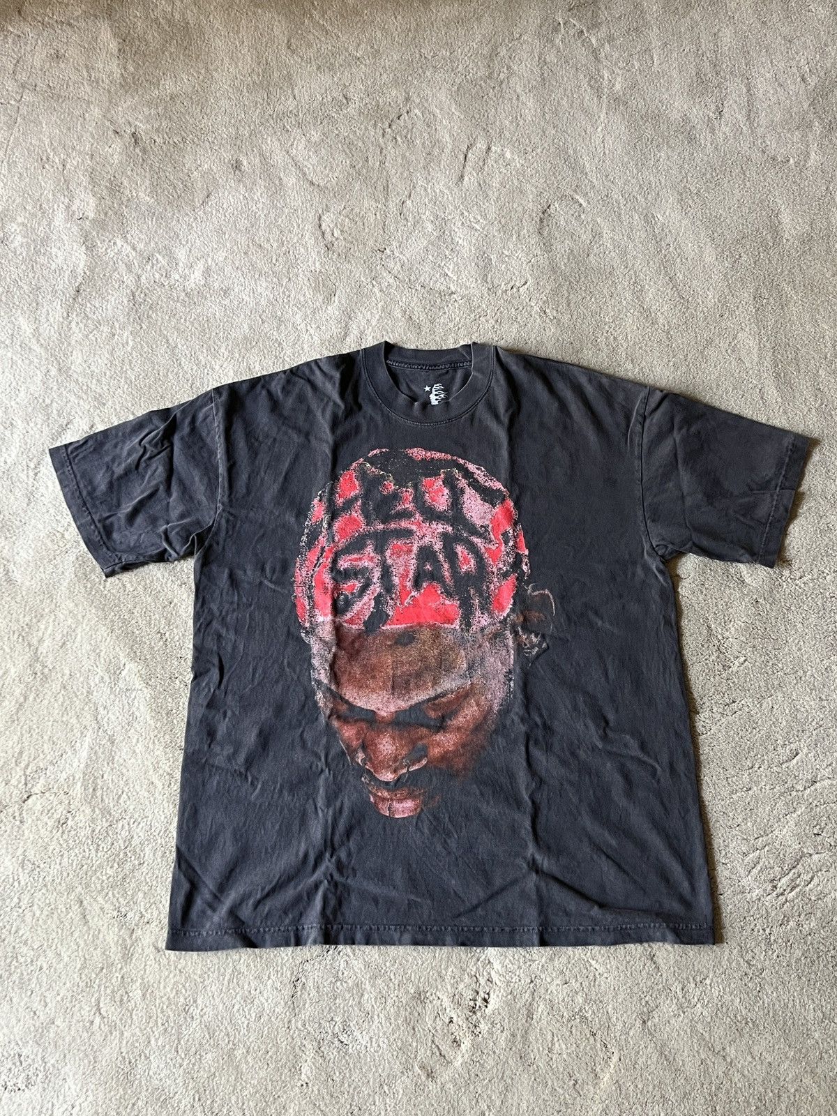 HELLSTAR hellstar rodman bad boy red tee XL | Grailed