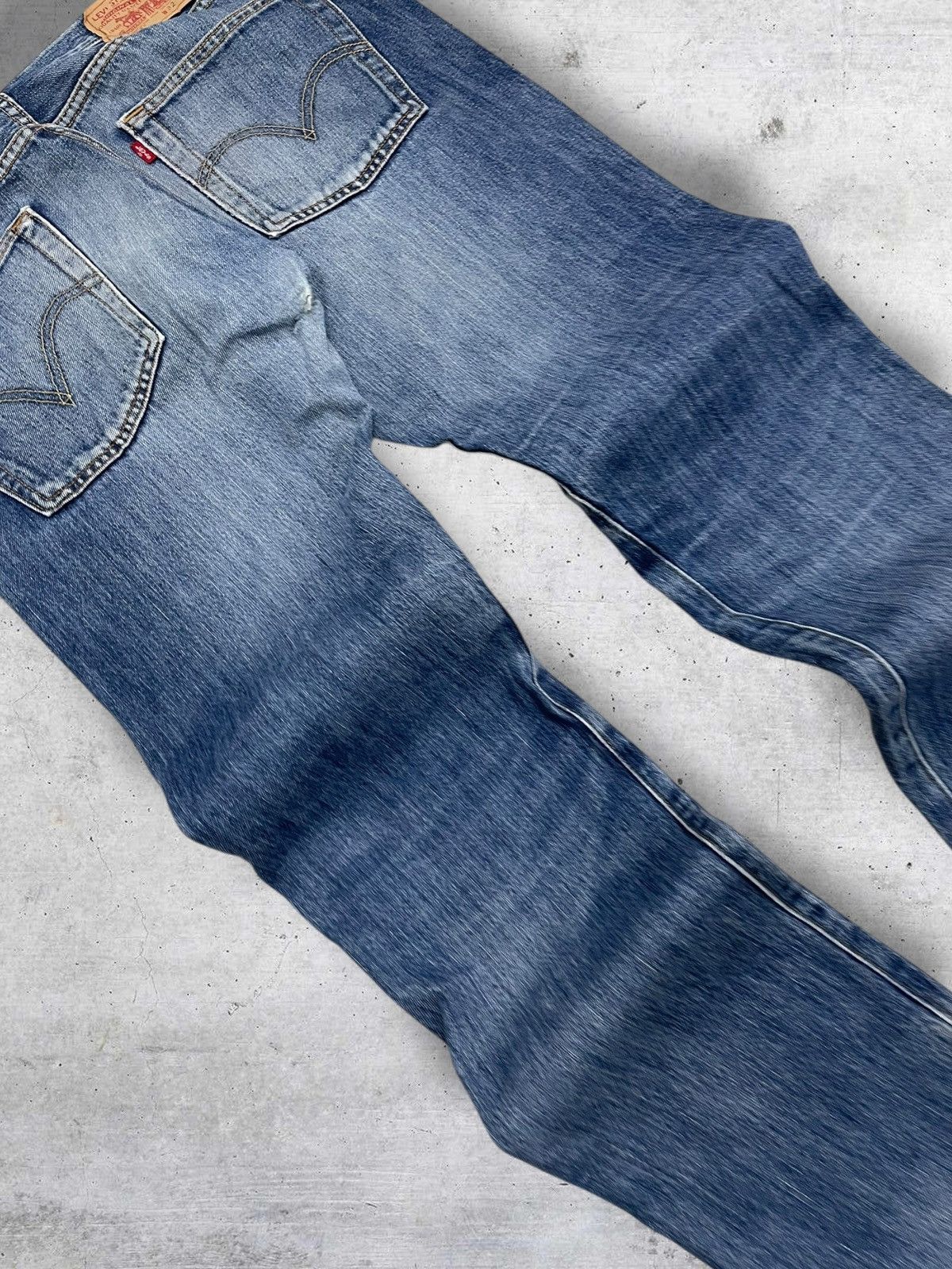 Levi's Vintage Clothing VINTAGE 501 LEVIS USA DESIGNER 90S DISTRESSED INDIGO DENIM Size US 31 - 13 Thumbnail