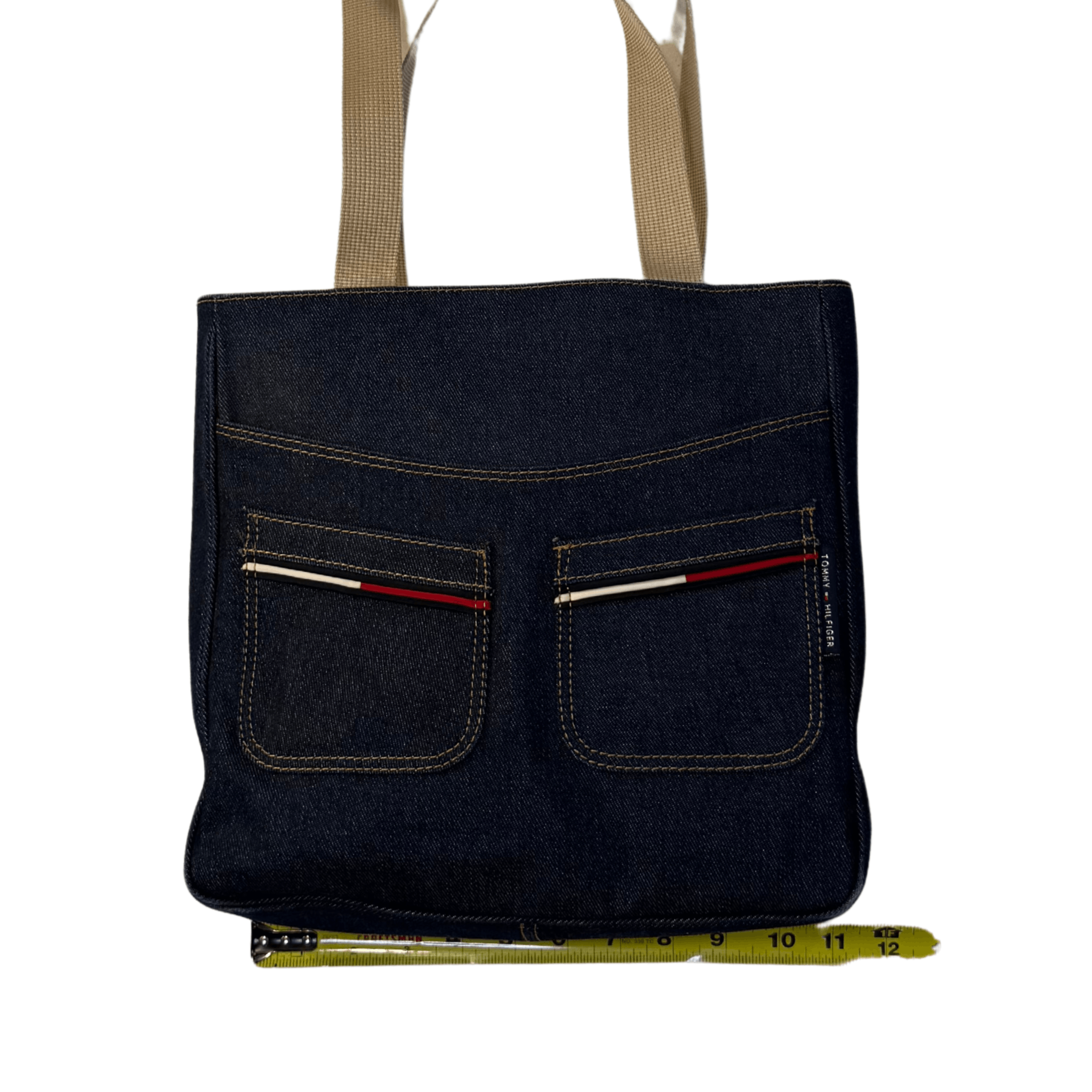 Tommy Hilfiger Tommy Hilfiger Denim Tote Bag Purse Size ONE SIZE - 6 Thumbnail