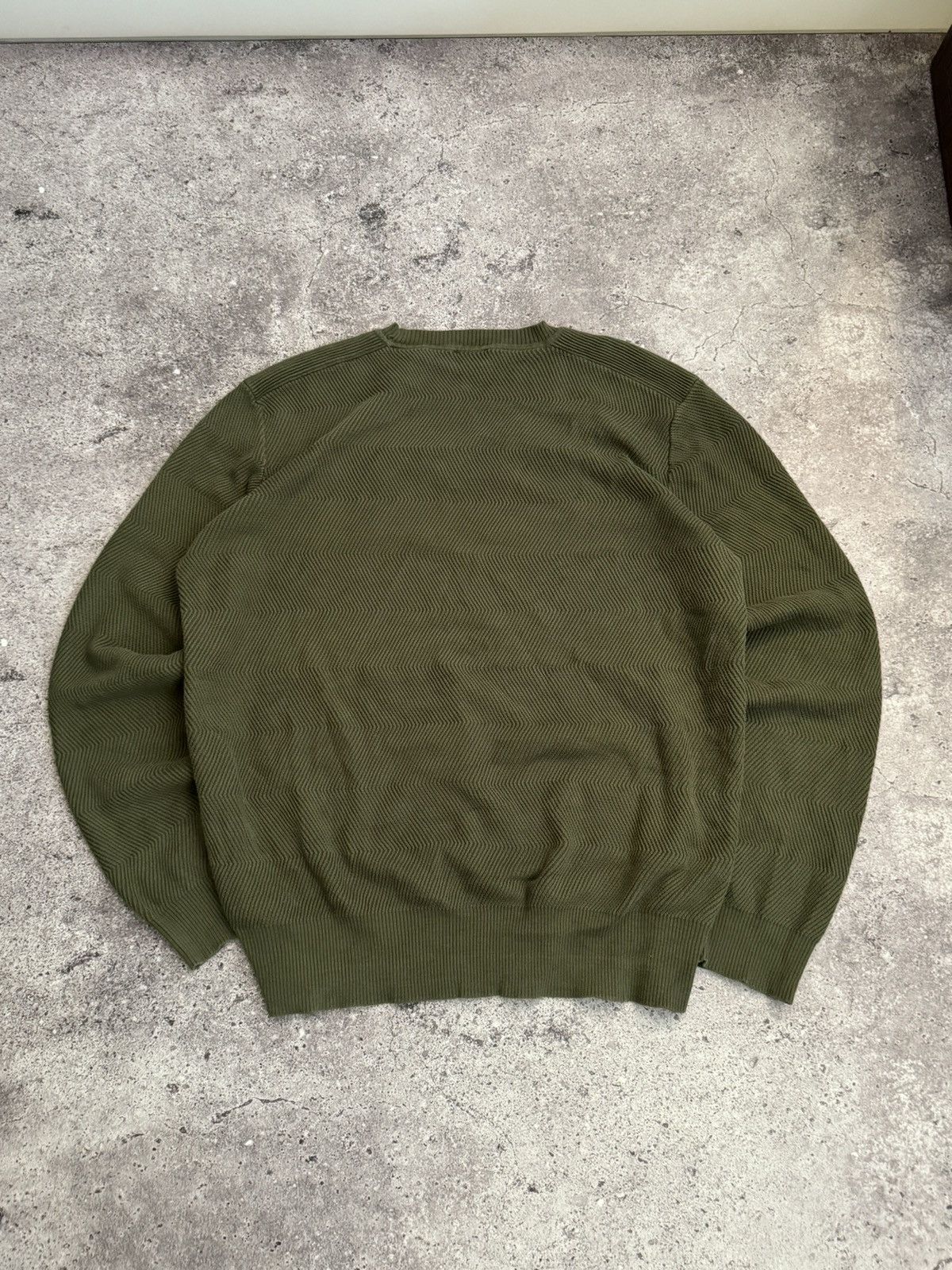 Diesel Vintage Diesel military style knitting sweater sweatshirt Size US XL / EU 56 / 4 - 8 Thumbnail