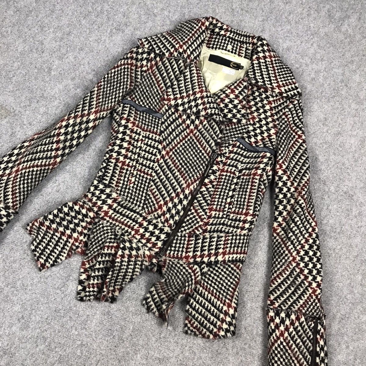 Just Cavalli × Roberto Cavalli JUST CAVALLI ITALY WOOL WOMAN SEXY JACKET Size XS / US 0-2 / IT 36-38 - 7 Thumbnail