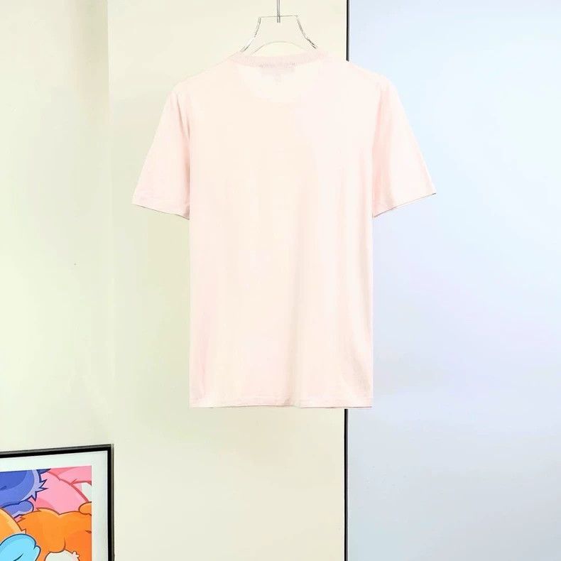 Loro Piana LORO PIANA Pink short-sleeved top Size XS / US 0-2 / IT 36-38 - 2 Thumbnail