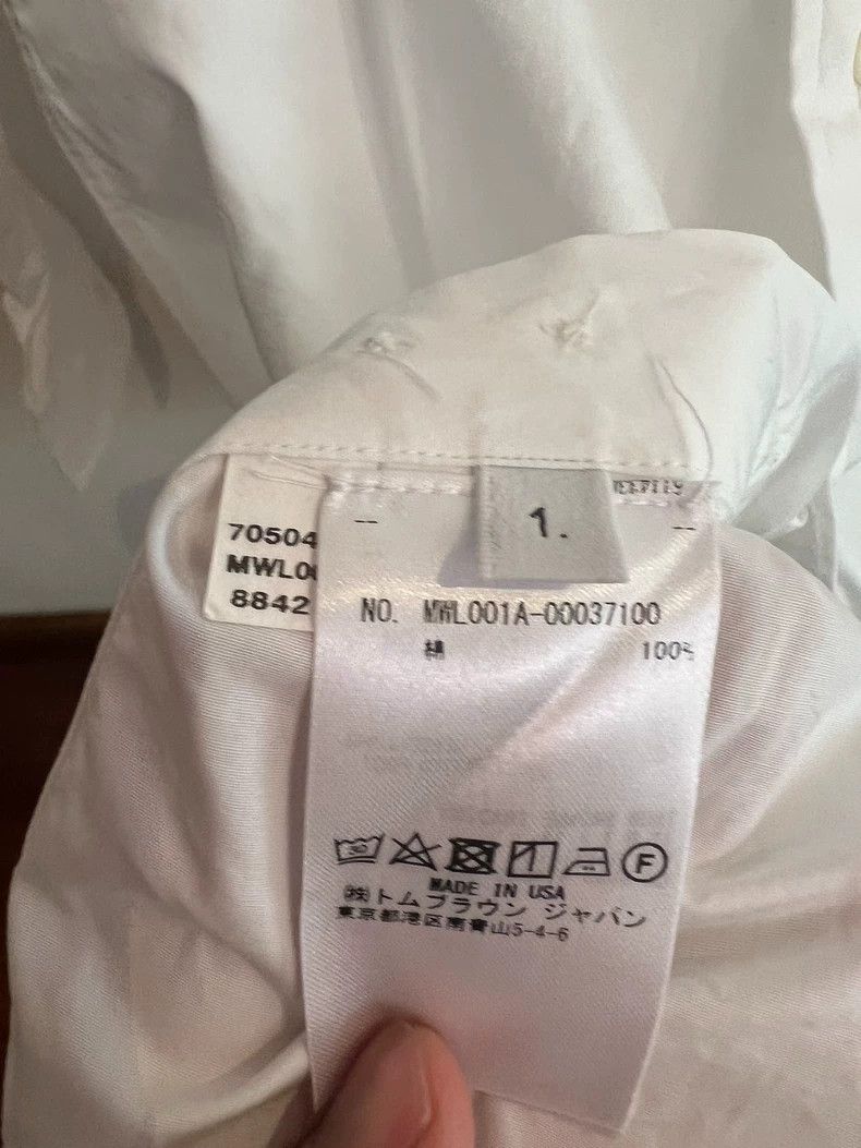 Thom Browne Thom Browne Basic prefecture silk shirt Size US S / EU 44-46 / 1 - 5 Thumbnail