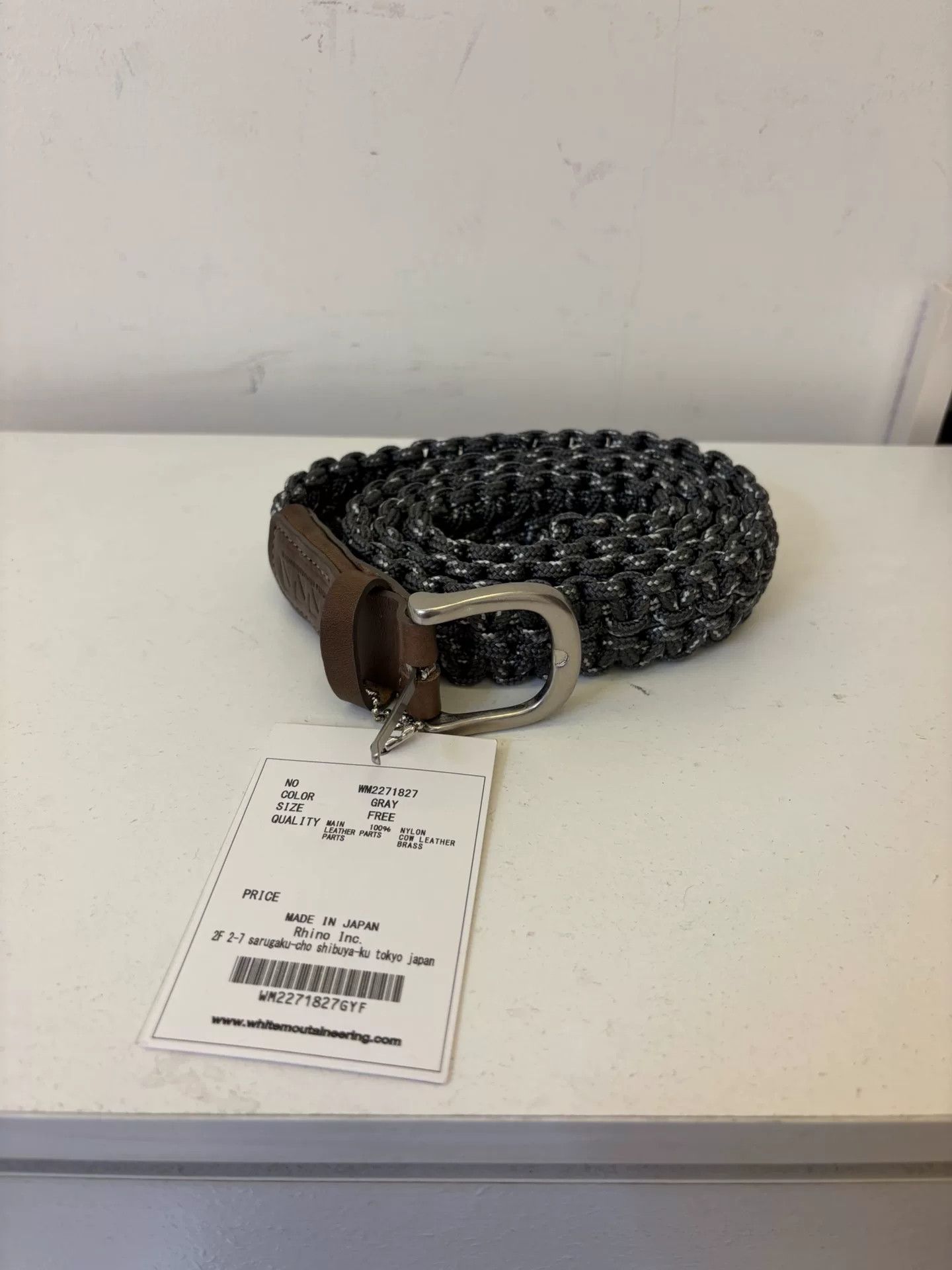 White Mountaineering White Mountaineering Spliced Belt Size ONE SIZE - 1 Thumbnail