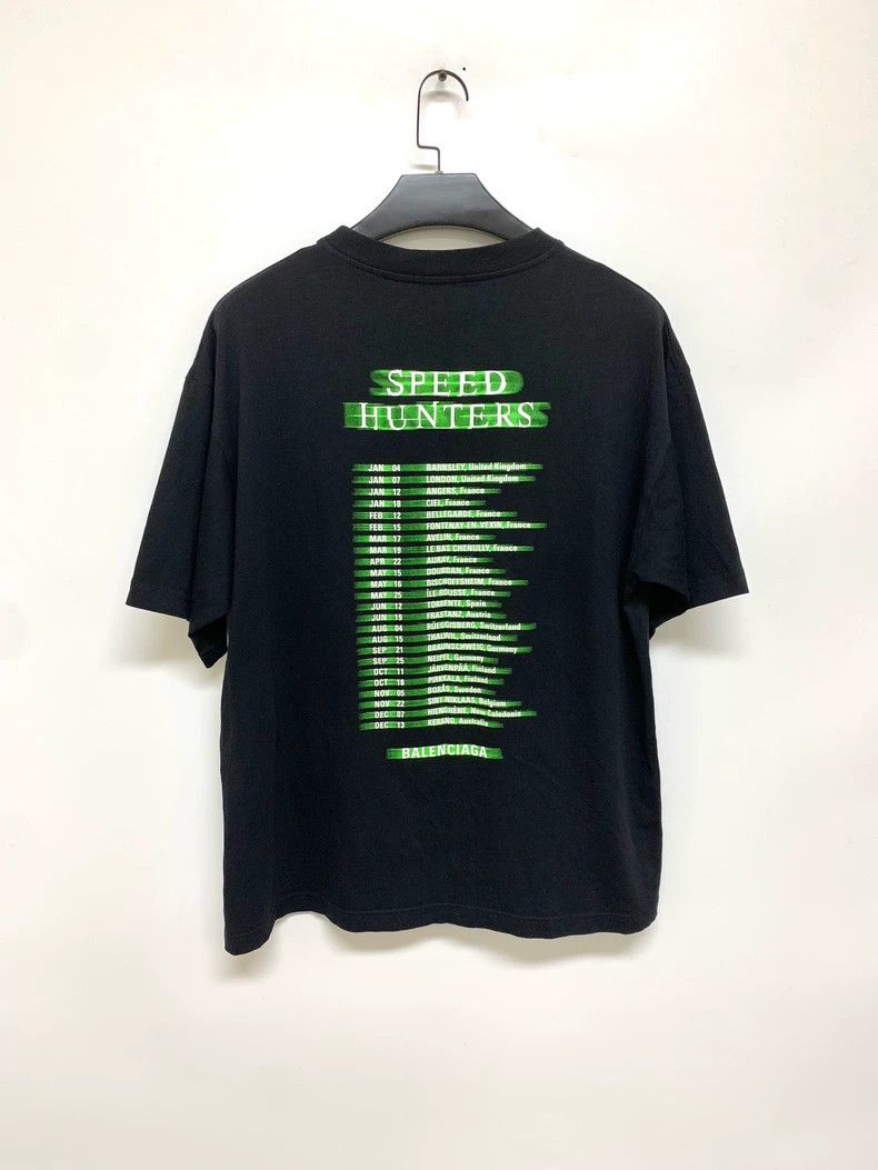 Balenciaga Balenciaga Hunter Band Short Sleeve T-Shirt Size US M / EU 48-50 / 2 - 8 Thumbnail