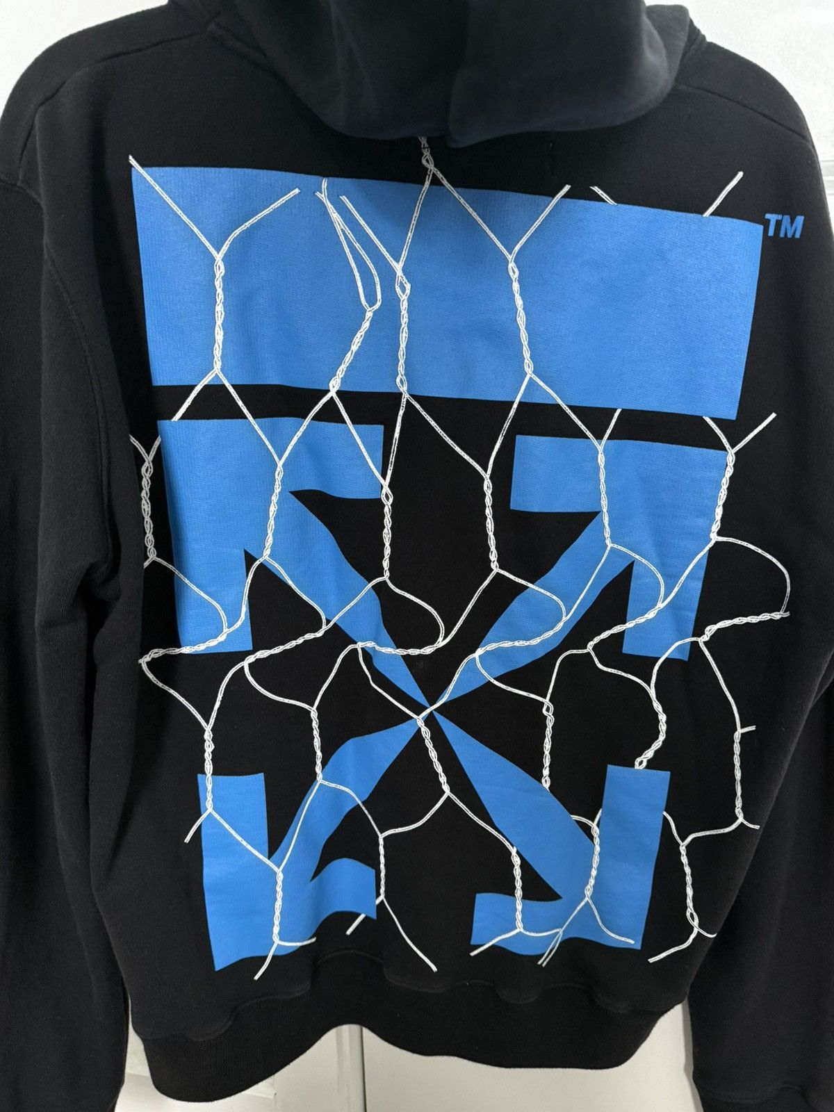 Off-White Off-White c/o Virgil Abloh Fence Arrows Hoodie SS20 Size US M / EU 48-50 / 2 - 3 Thumbnail