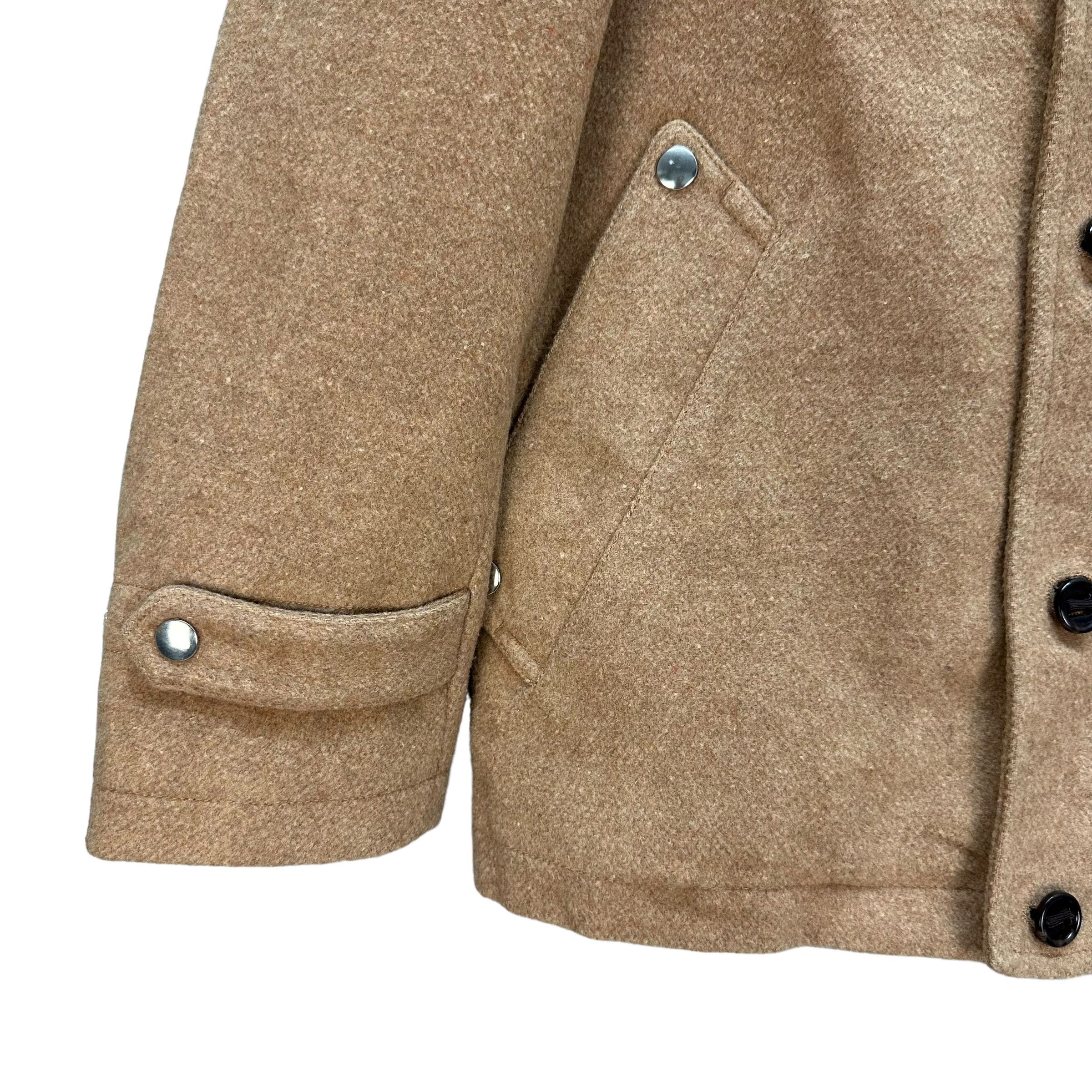 Japanese Brand MEN'S MELROSE Turtle Neck Wool Jacket #A22-0500 Size US S / EU 44-46 / 1 - 4 Thumbnail