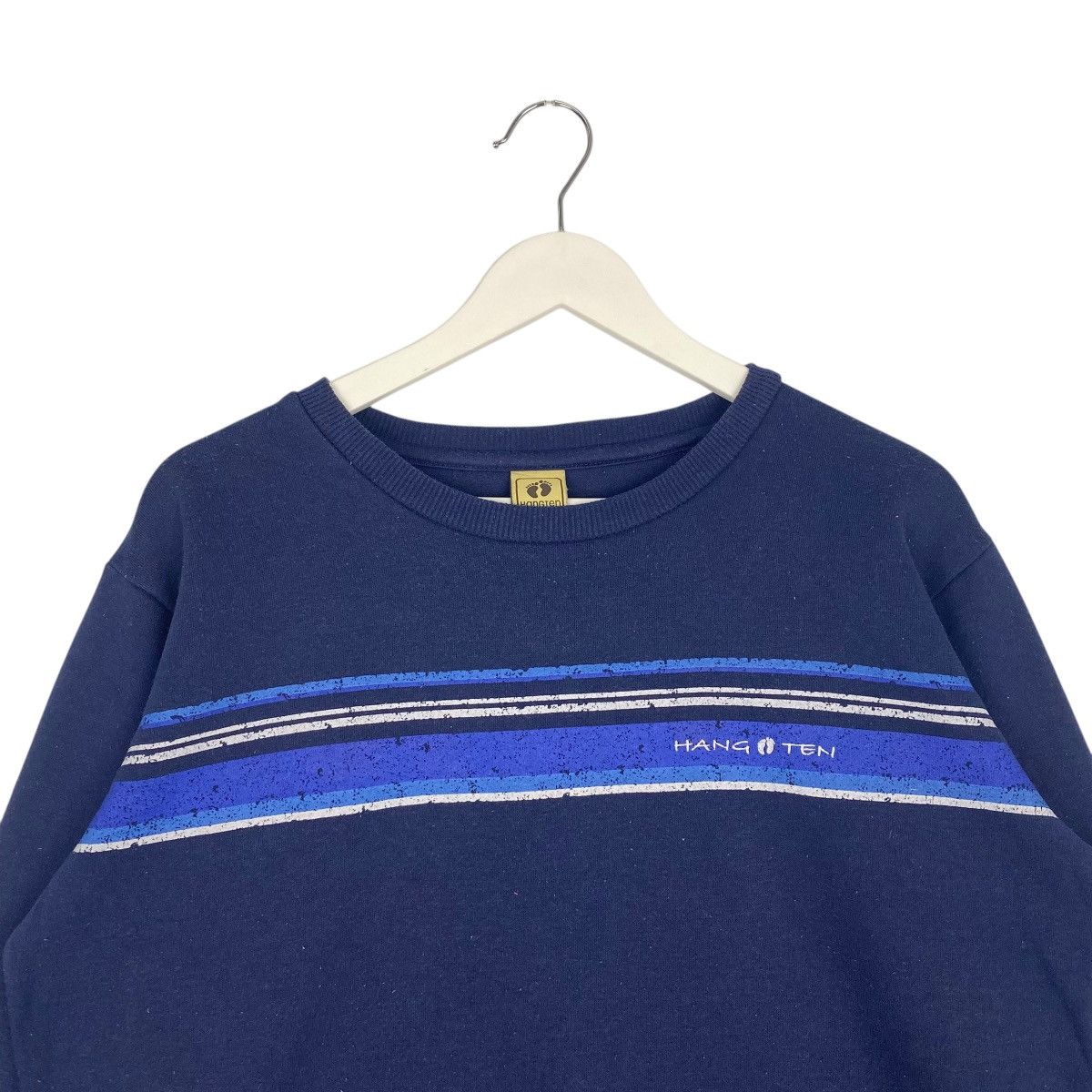 Vintage Vintage Hang Ten Surf Sweatshirt Crewneck Blue Size M Size US M / EU 48-50 / 2 - 4 Thumbnail