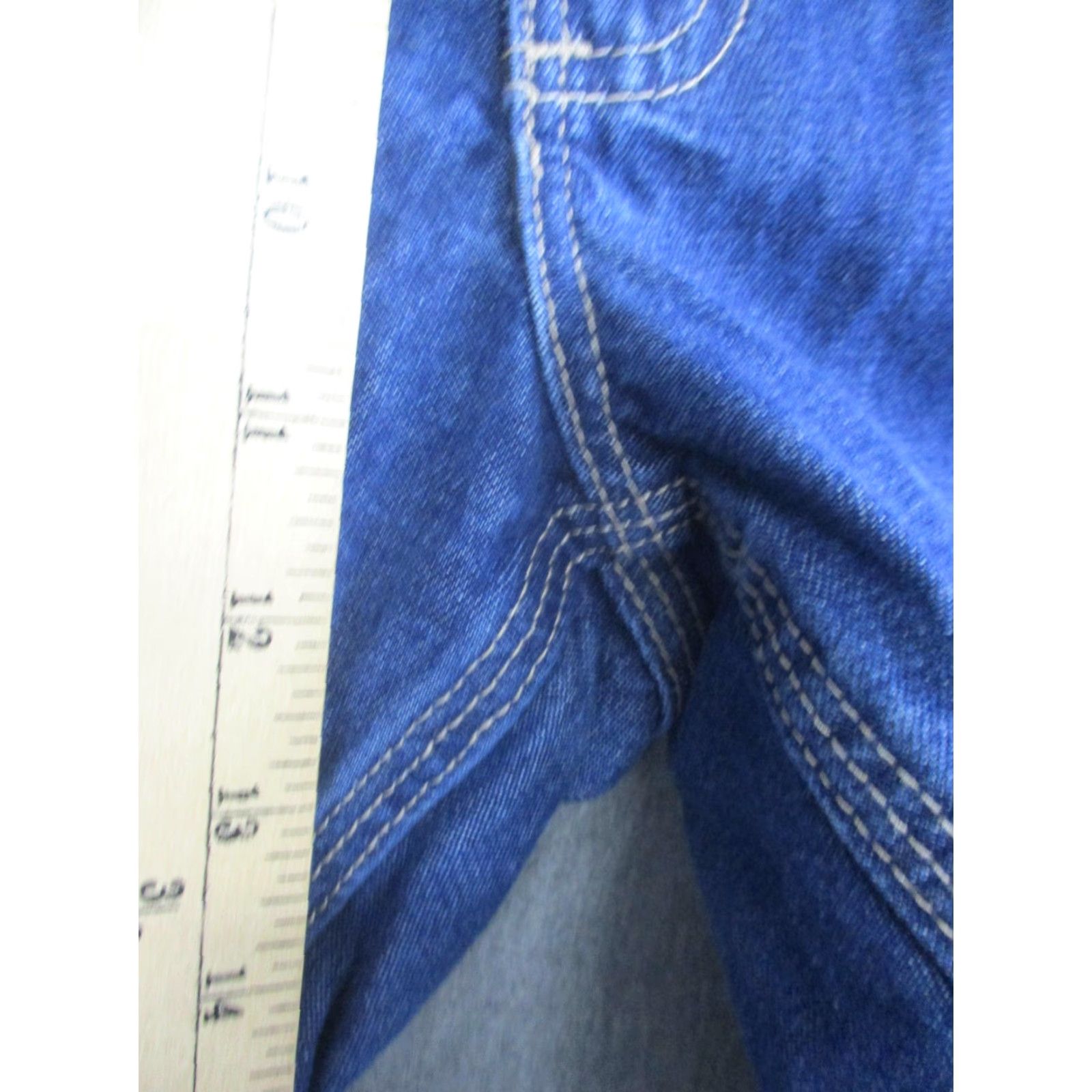 Carhartt Carhartt FR Denim Dungaree Jeans 34x30 Mens Blue Original Fit Work FRB13-DNM Size US 34 / EU 50 - 6 Thumbnail
