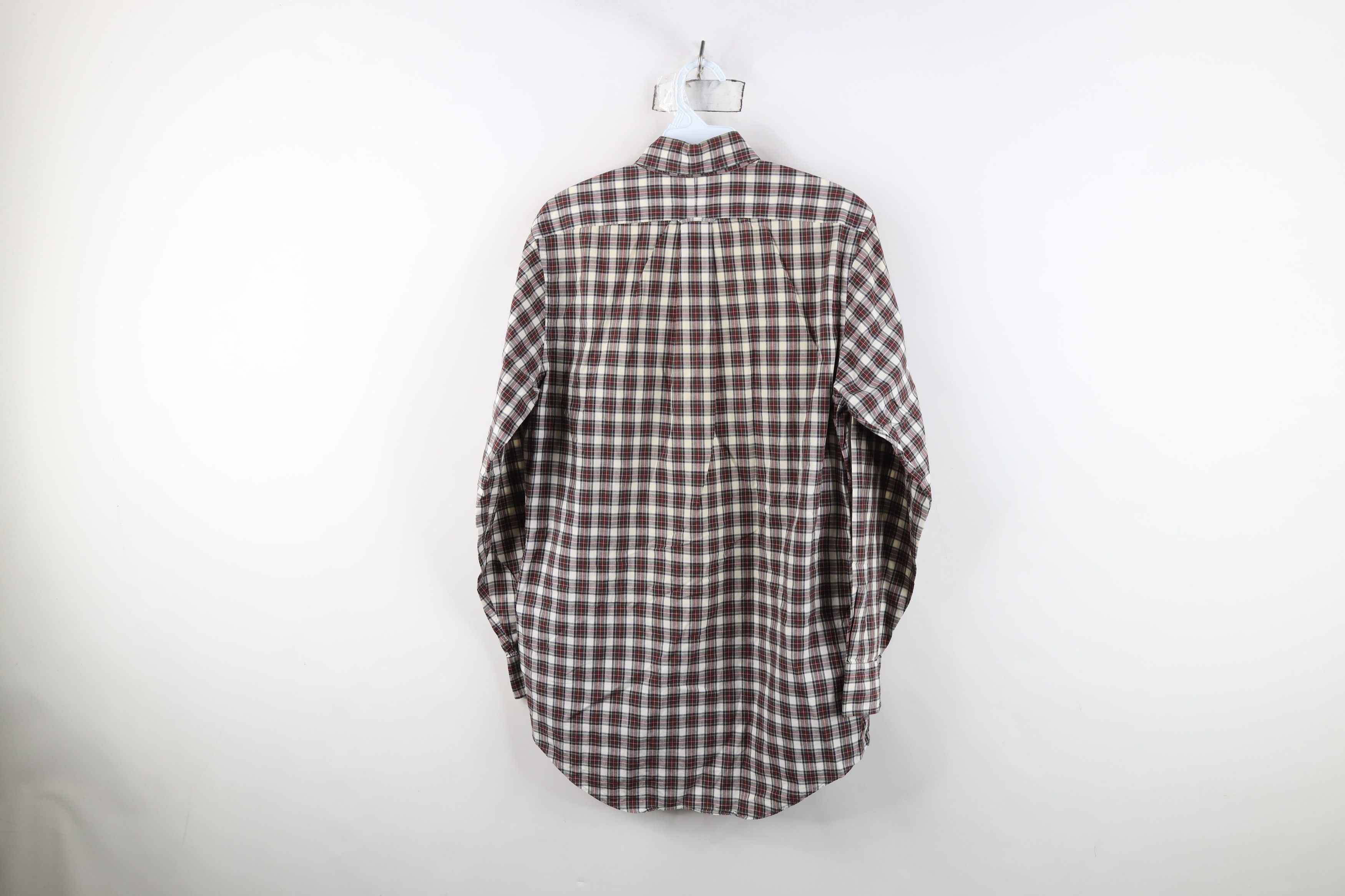 Lands' End Vintage 70s 80s Lands End Cotton Button Down Shirt Plaid Size US S / EU 44-46 / 1 - 12 Thumbnail