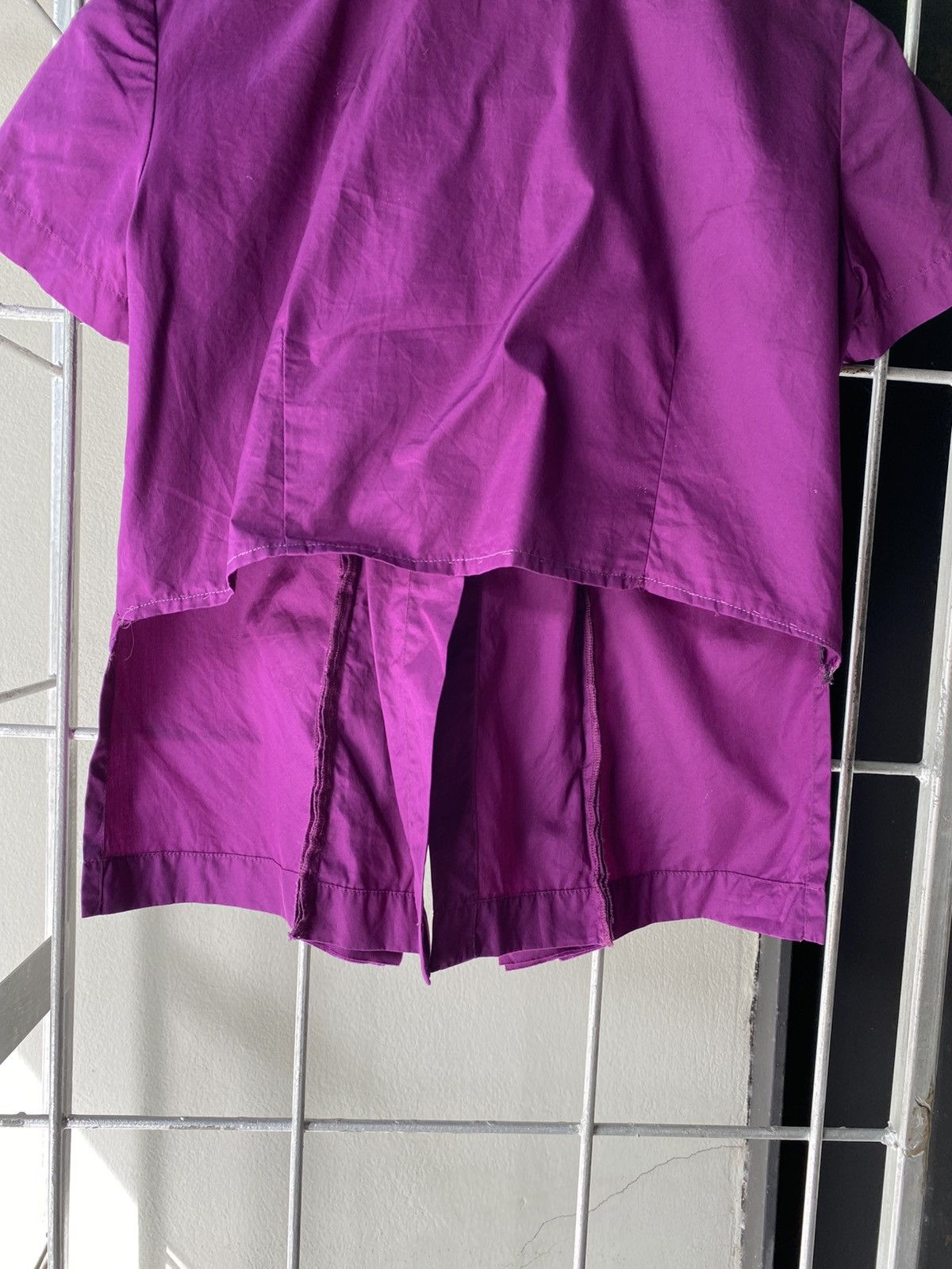 Comme des Garcons COMME des GARCONS Ruffled Purple Blouse Shirt Size M / US 6-8 / IT 42-44 - 13 Thumbnail