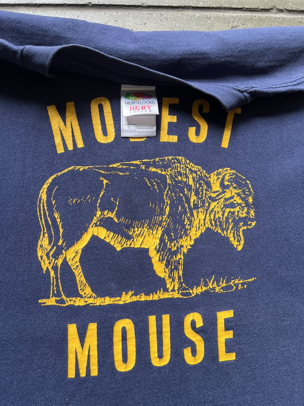 Vintage ‘00s Modest Mouse Band Tee Shirt Tour Y2K Elliott Smith Size US L / EU 52-54 / 3 - 4 Thumbnail
