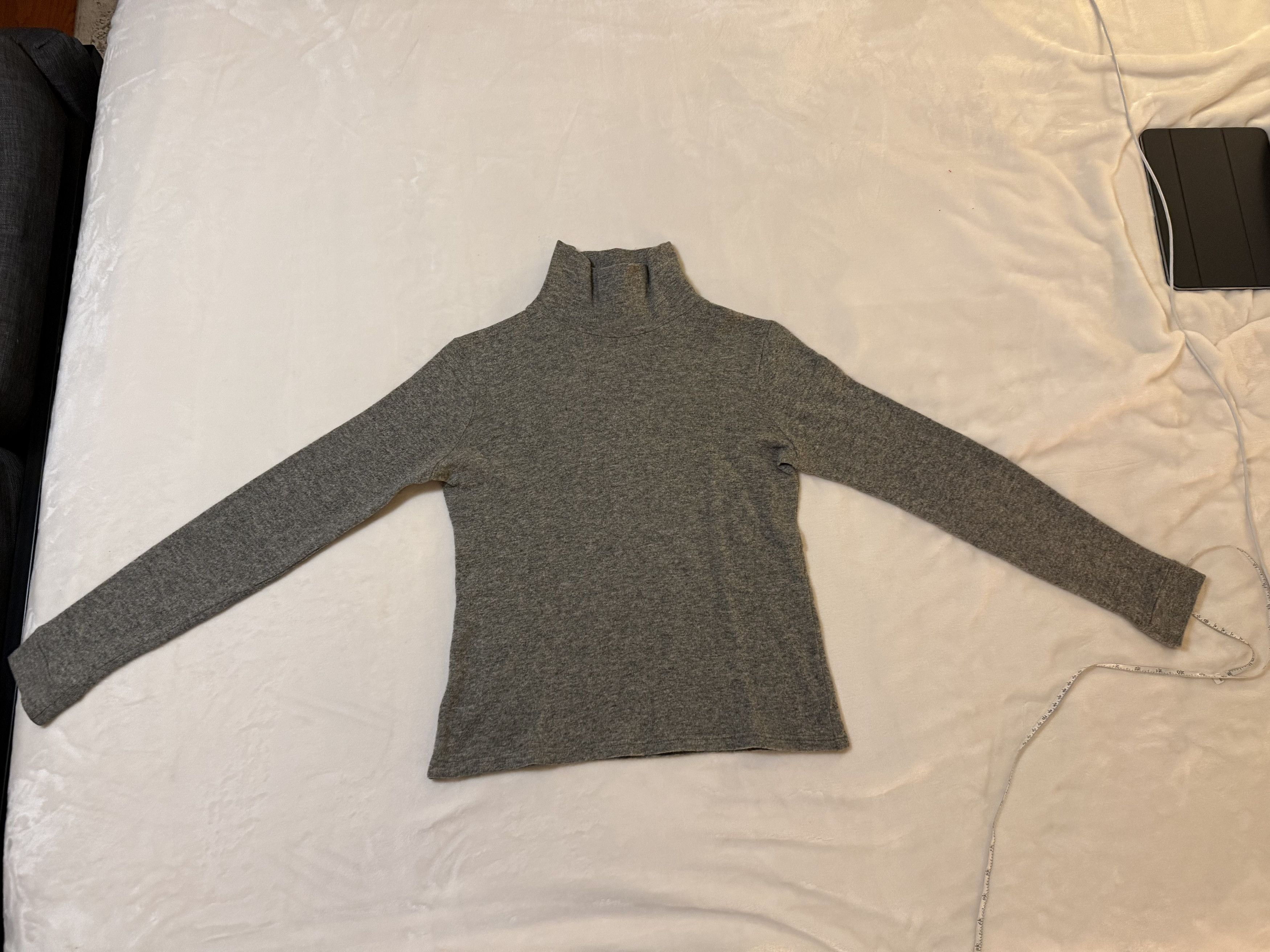 Raf Simons AW99 Grey Wool Turtleneck Size 48