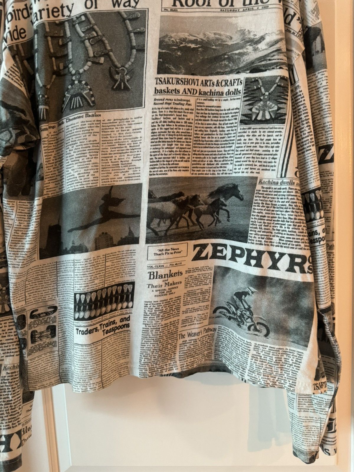 Kapital Kapital News Long Sleeve Size US XL / EU 56 / 4 - 7 Thumbnail