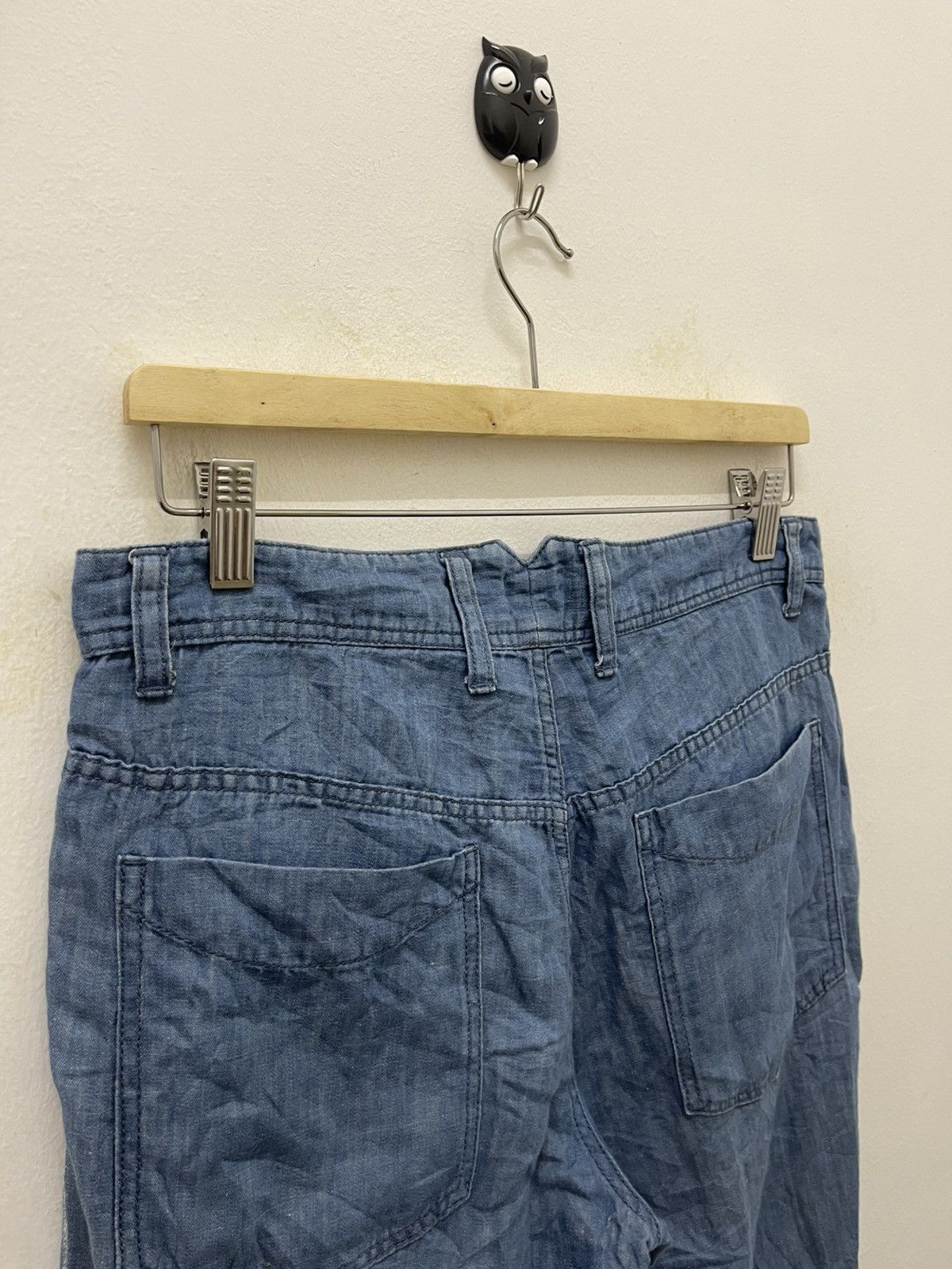 Katharine Hamnett London Rare Vintage KATHARINE HAMNETT LONDON Cotton Linen Pant Size US 30 / EU 46 - 5 Thumbnail