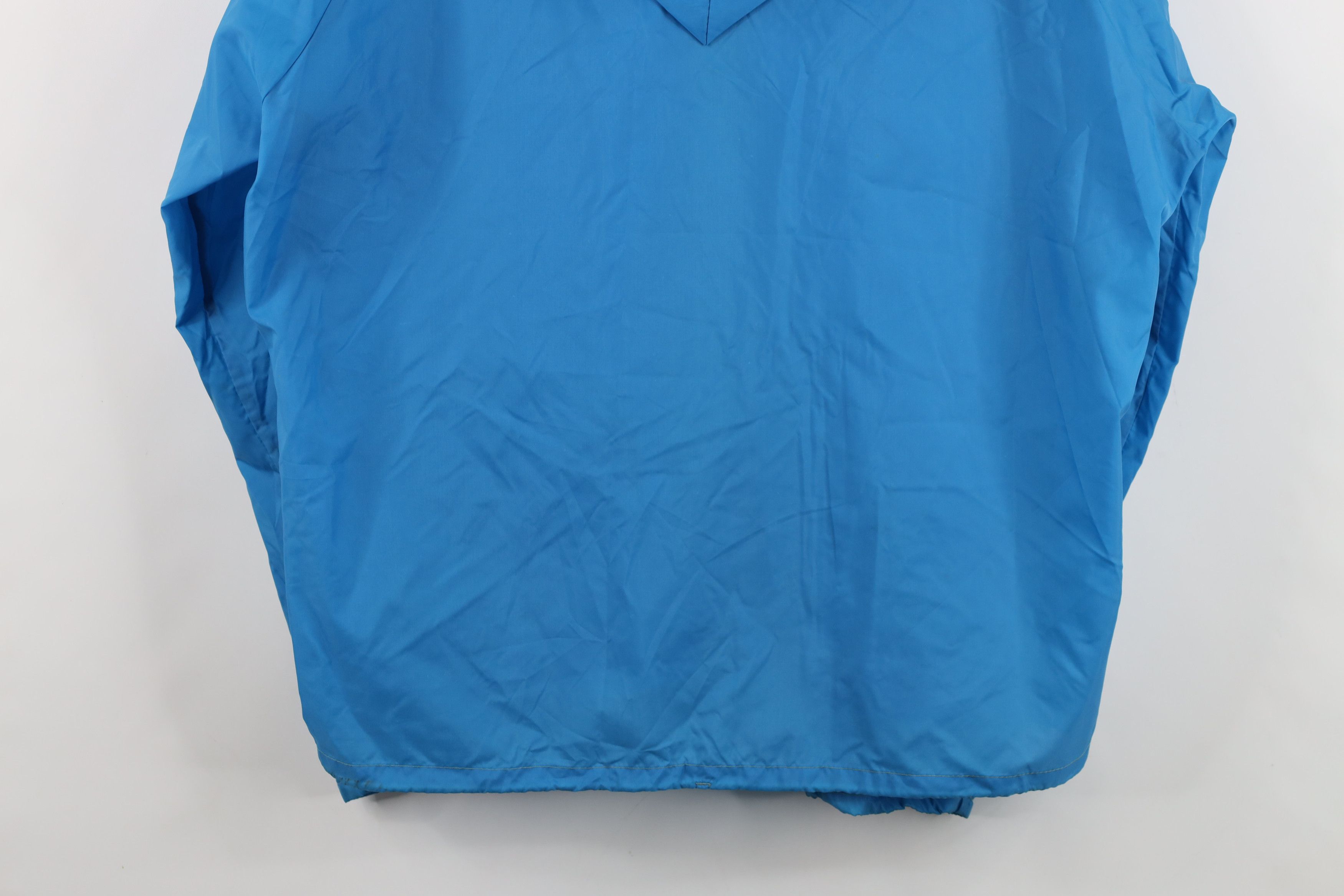 Vintage Vintage 70s Streetwear Full Zip Windbreaker Jacket Blue Size US L / EU 52-54 / 3 - 16 Thumbnail