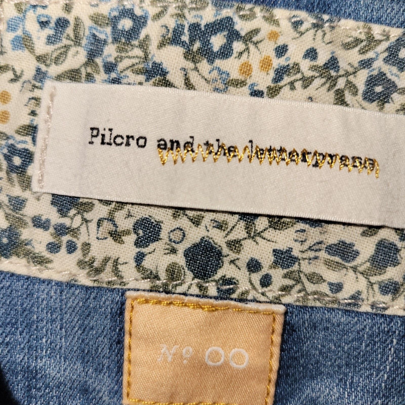 & Other Stories Anthropologie Women's Jean Denim Blazer Jacket 00 Size XS / US 0-2 / IT 36-38 - 2 Thumbnail