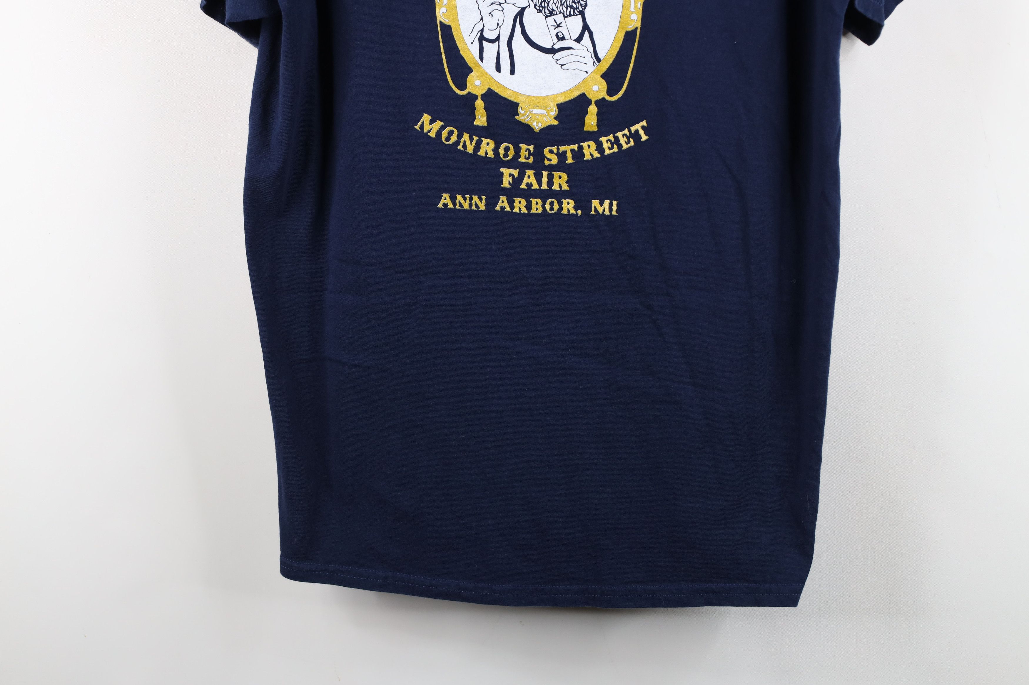 Vintage Vintage Cut Ann Arbor Hash Bash Monroe Street Fair T-Shirt Size L / US 10 / IT 46 - 3 Thumbnail
