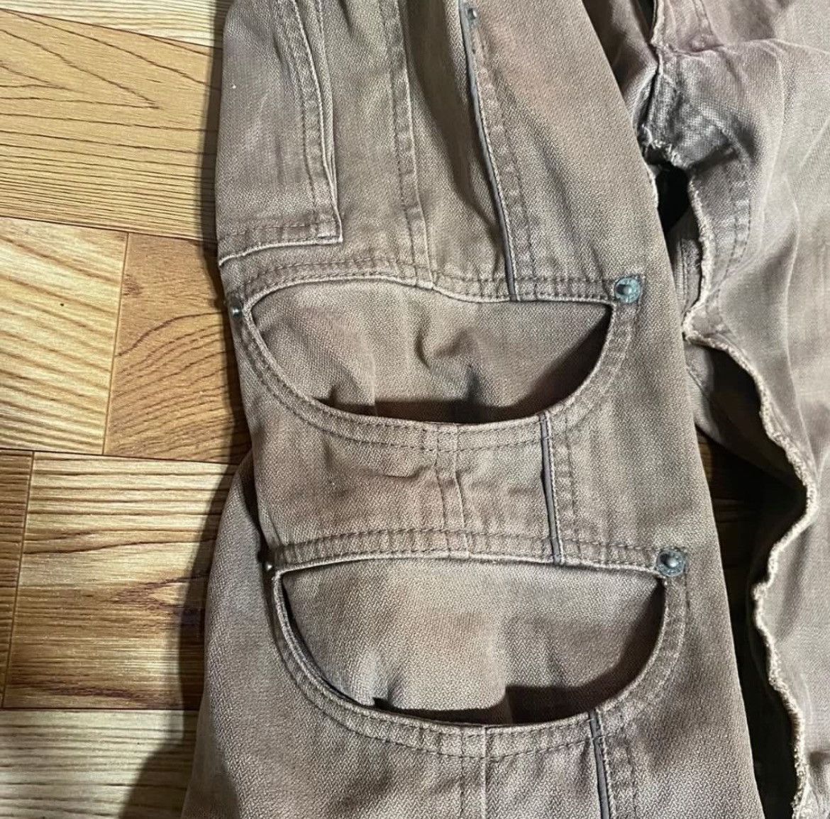 If Six Was Nine × Japanese Brand × PPFM PPFM Cargo Pants Size US 33 - 2 Thumbnail