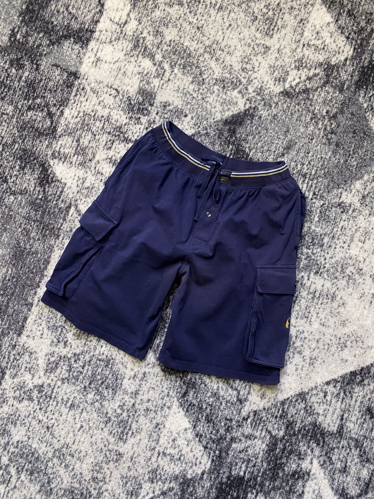 Vintage Vintage Polo Ralph Lauren Shorts Sleepwear Yellow Pony Y2K Size US 30 / EU 46 - 1 Thumbnail