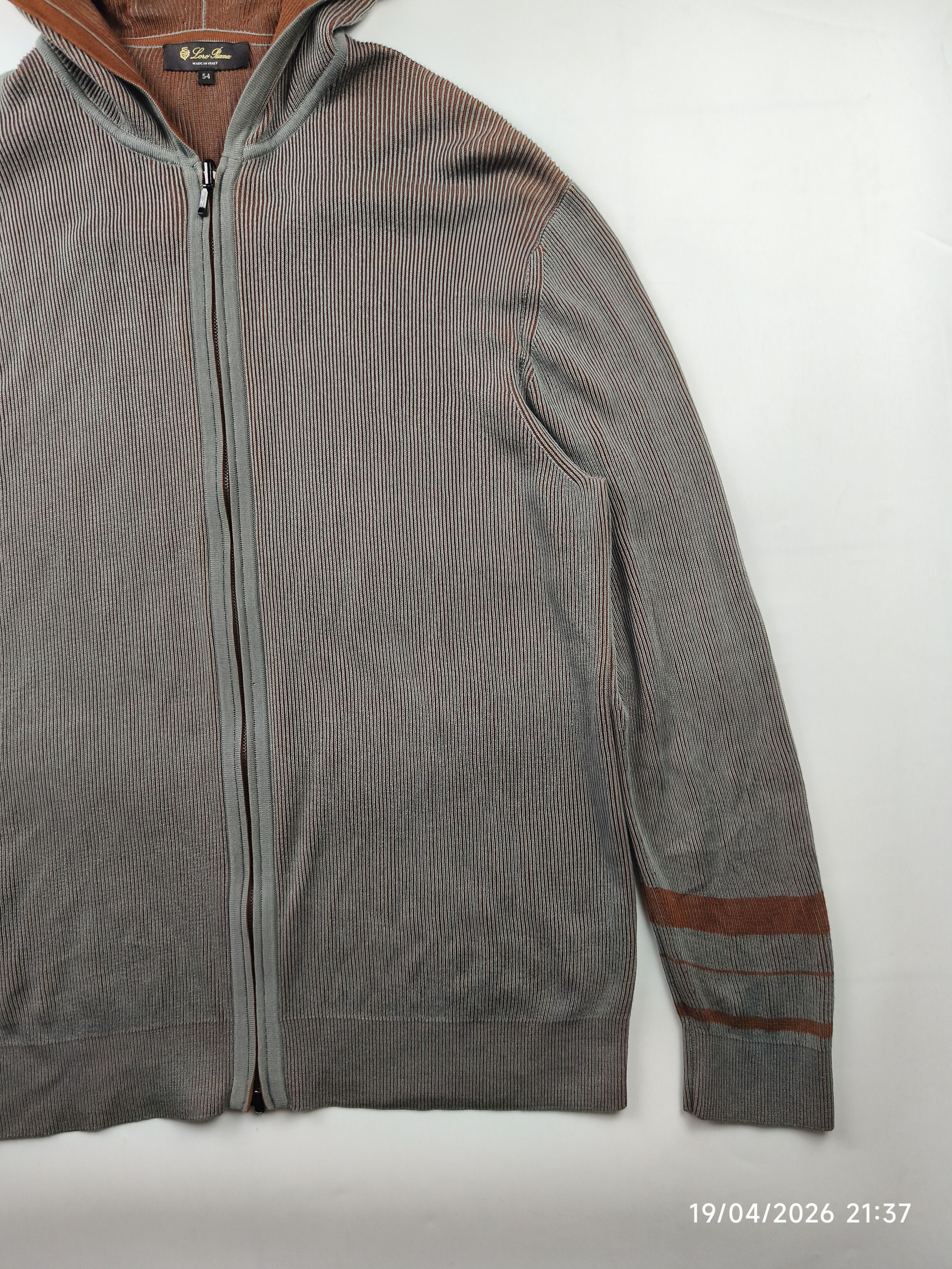 Loro Piana Loro piana reversible zip up hooded cardigan Size US L / EU 52-54 / 3 - 6 Thumbnail