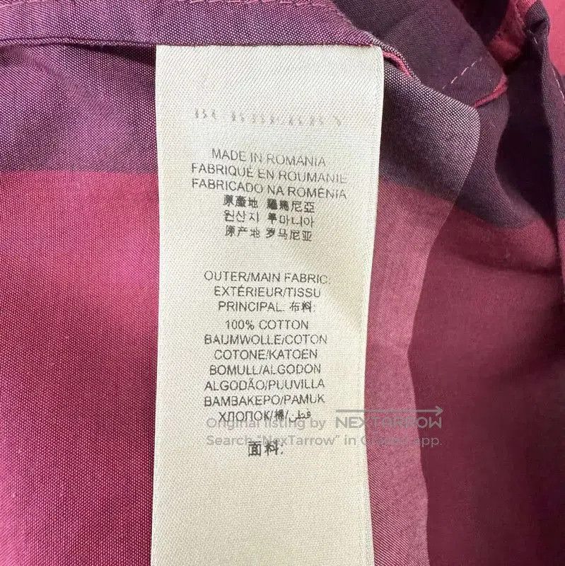 Burberry Burberry Colorblock Cotton Women's Shirt. Size XS / US 0-2 / IT 36-38 - 4 Thumbnail
