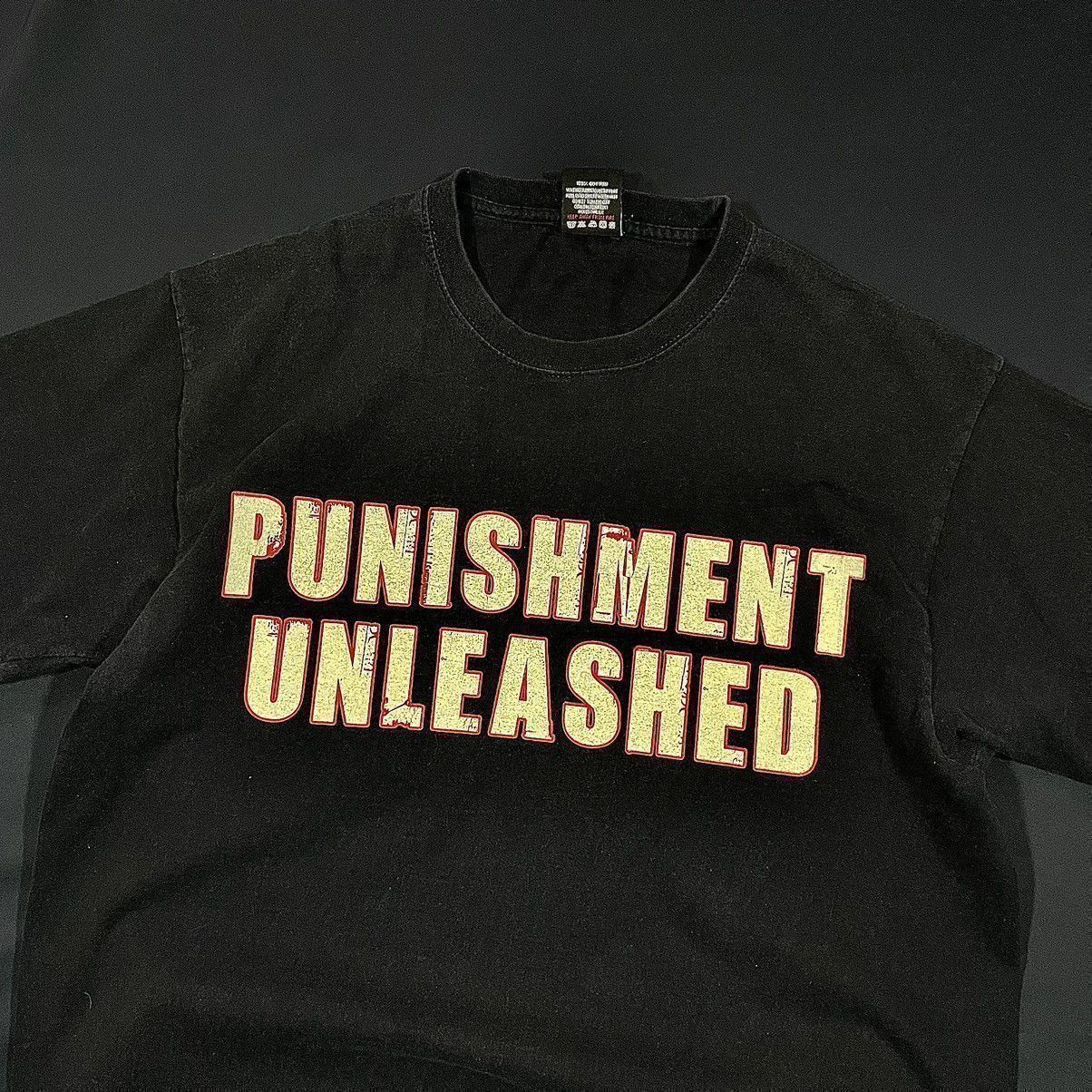WWF Vintage 2000s WWE PUNISHMENT UNLEASHED TRIPLE H TEE Size US L / EU 52-54 / 3 - 4 Thumbnail