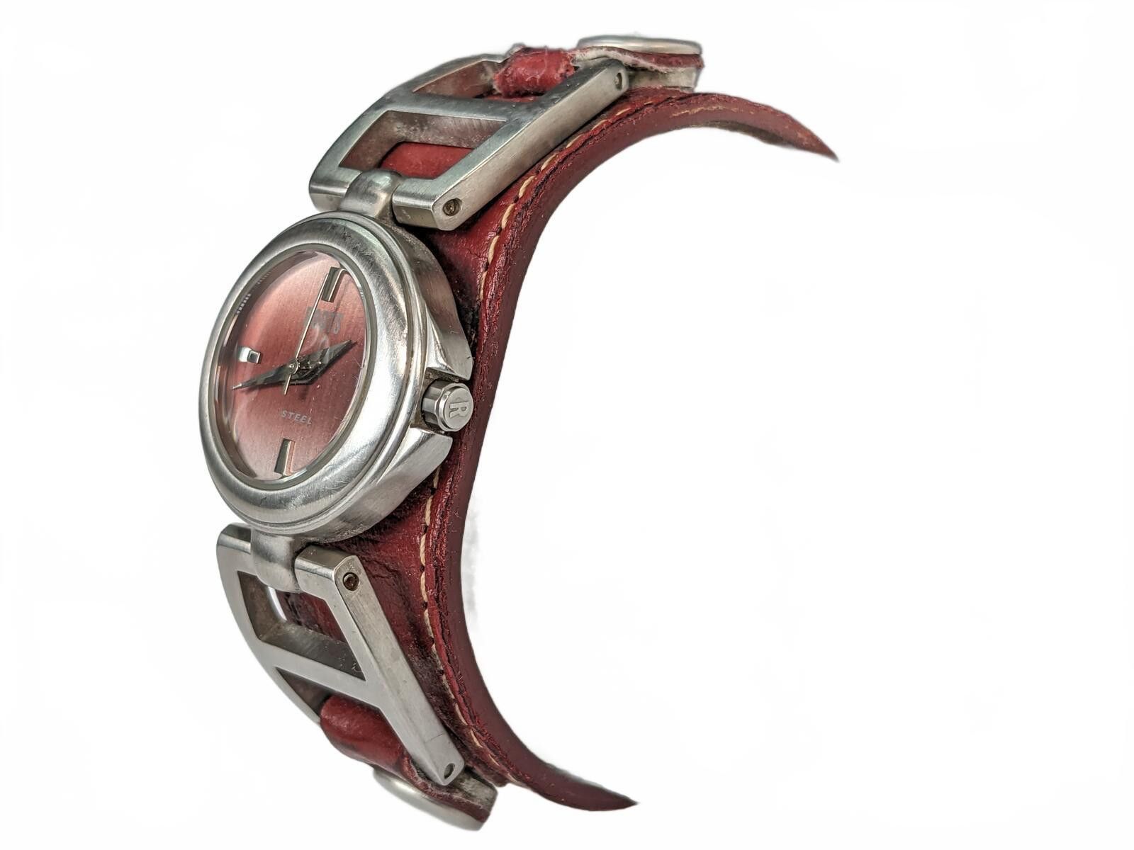 Roots Roots Round Women Wristwatch Boho Style Rock Strap Brown Size ONE SIZE - 2 Thumbnail