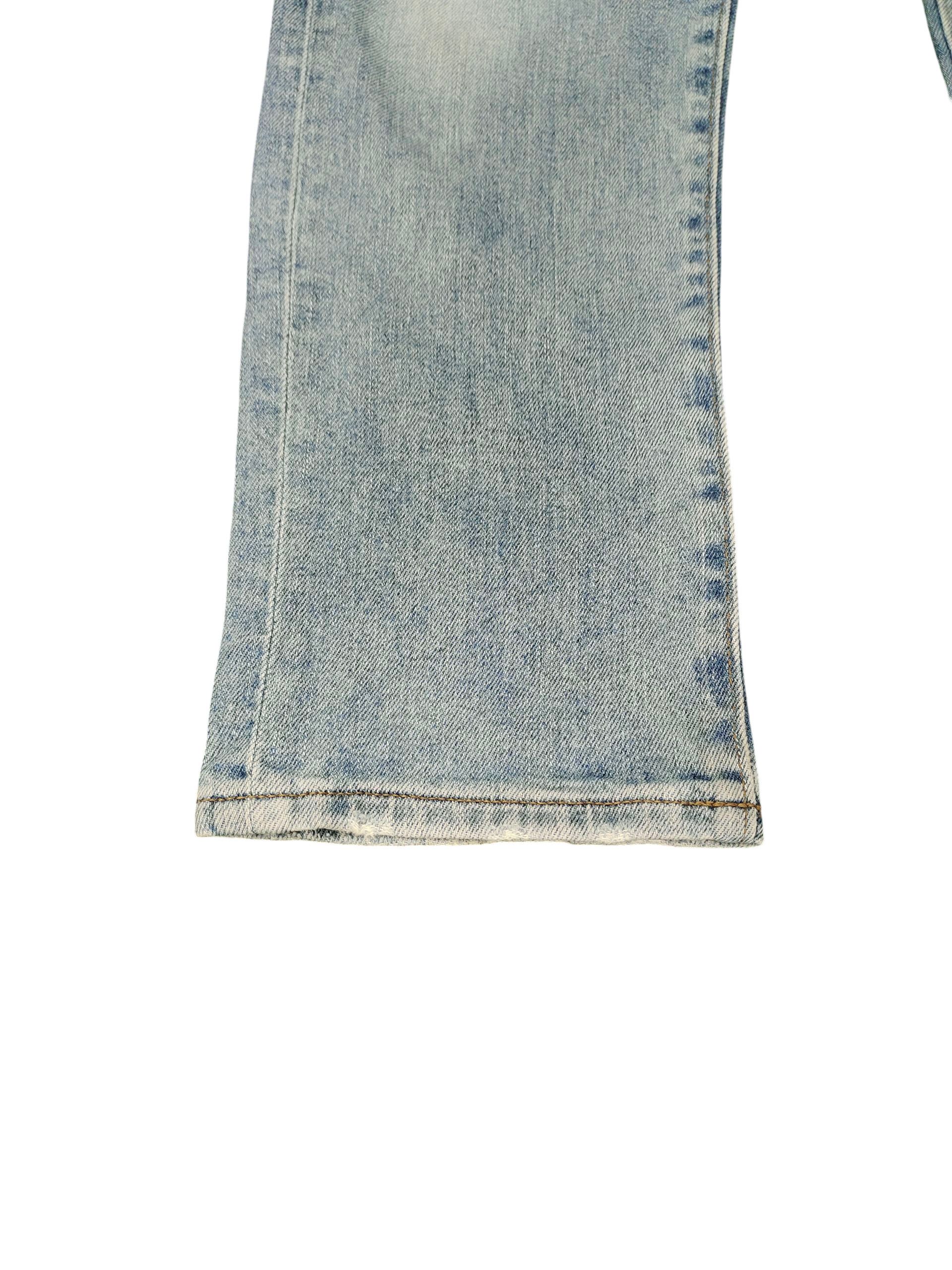 Uniqlo Vintage Y2k Uniqlo Japan Clawmark Distress Faded Denim Jeans Size US 32 / EU 48 - 6 Thumbnail