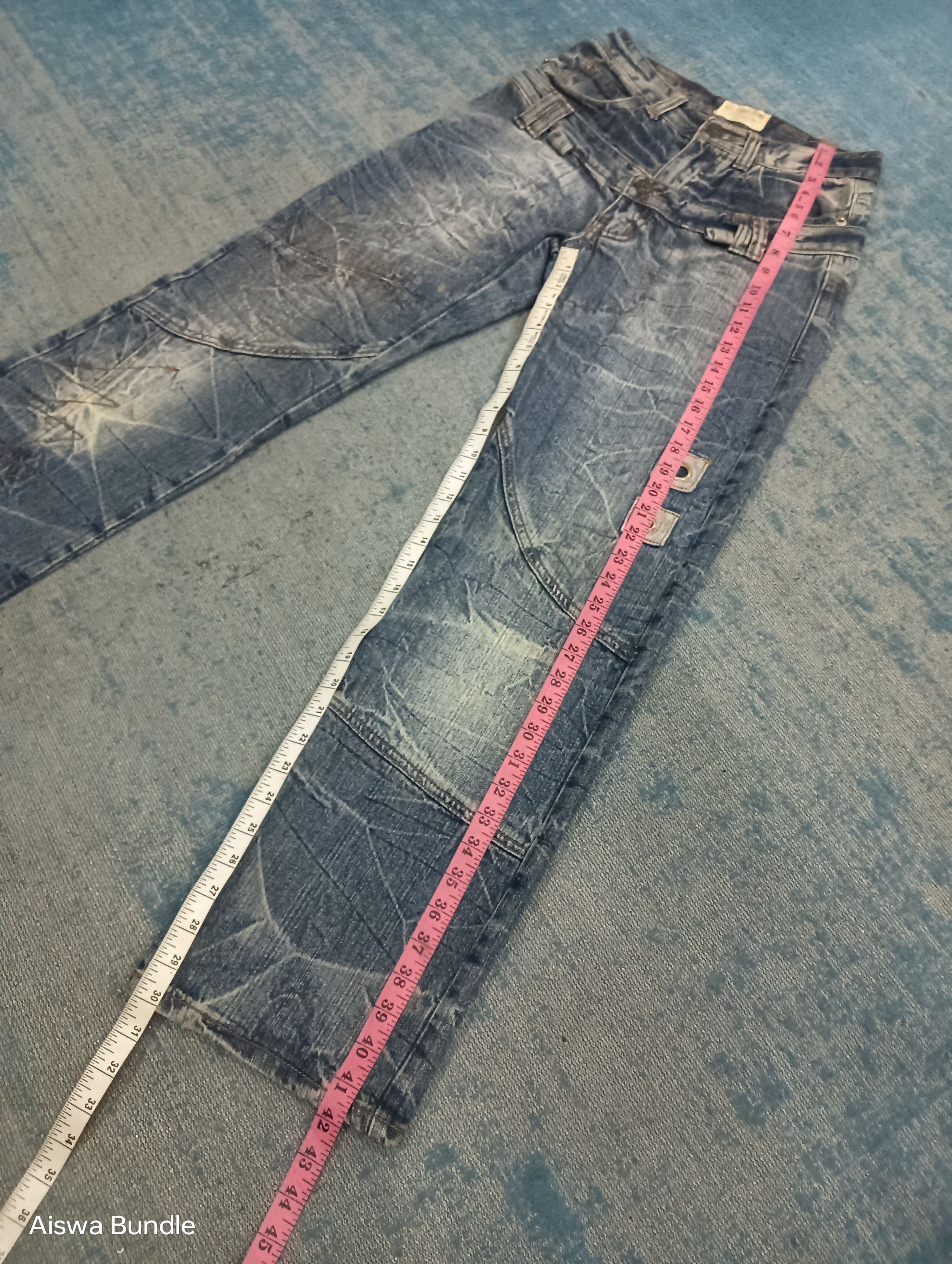 Japanese Brand URBAN JEANS ASTON COLLECTION DISTRESSED DOUBLE WAIST Size US 29 - 10 Thumbnail