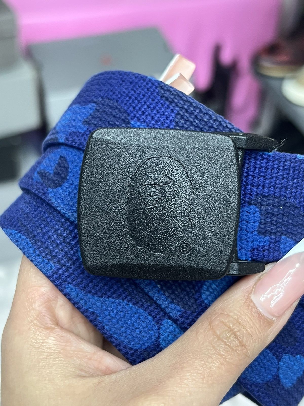 Bape Bape Blue Camo Belt Size ONE SIZE - 2 Thumbnail