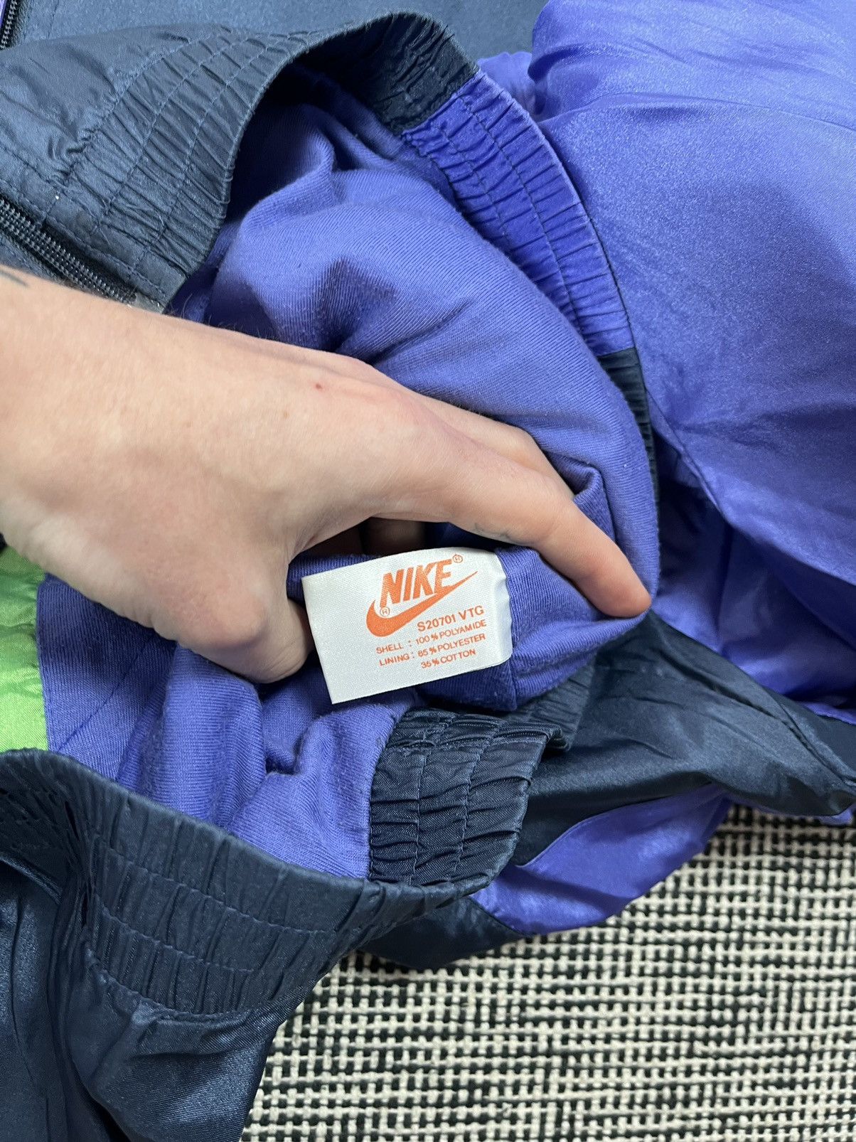 Nike × Vintage ➕ 90s vintage Nike fitness light nylon bomber jacket Size US XL / EU 56 / 4 - 5 Thumbnail