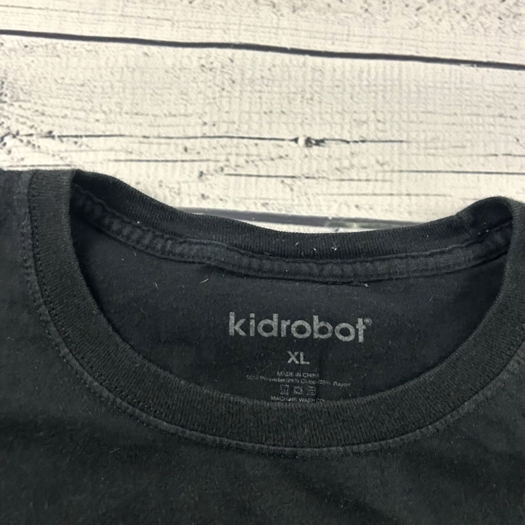 Vintage Kidrobot Deadmaus Short Sleeve T Shirt Men XL Black Size US XL / EU 56 / 4 - 2 Thumbnail