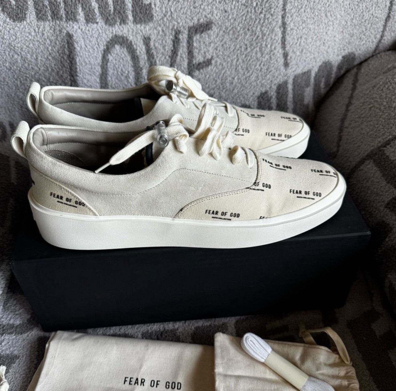 Fear of God Fear of God 101 lace up print sneakers 6H19-7000-SCA-108 Size US 13 / EU 46 - 2 Thumbnail
