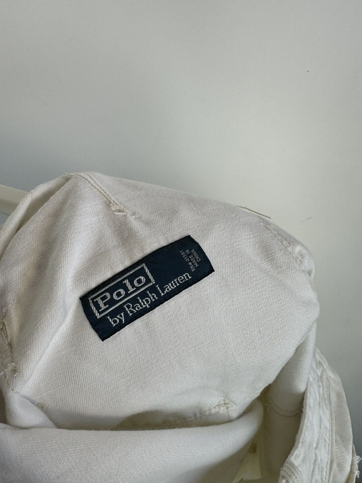 Vintage Vintage Polo Ralph Lauren Painted Distressed Military Shorts Size US 35 - 8 Thumbnail