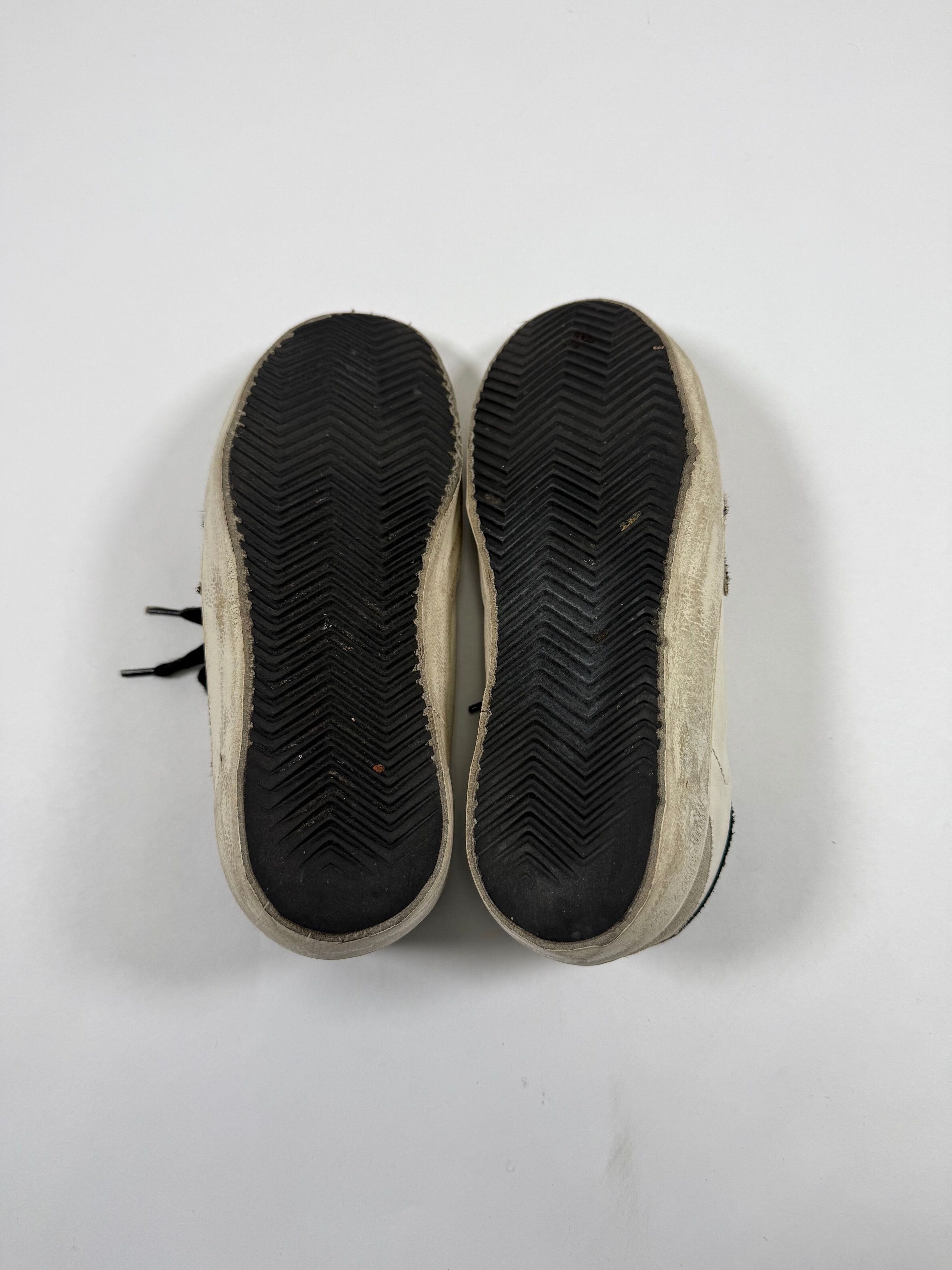Golden Goose Golden Goose Superstar White Sneakers with Cheetah Stars Size US 6 / IT 36 - 7 Thumbnail