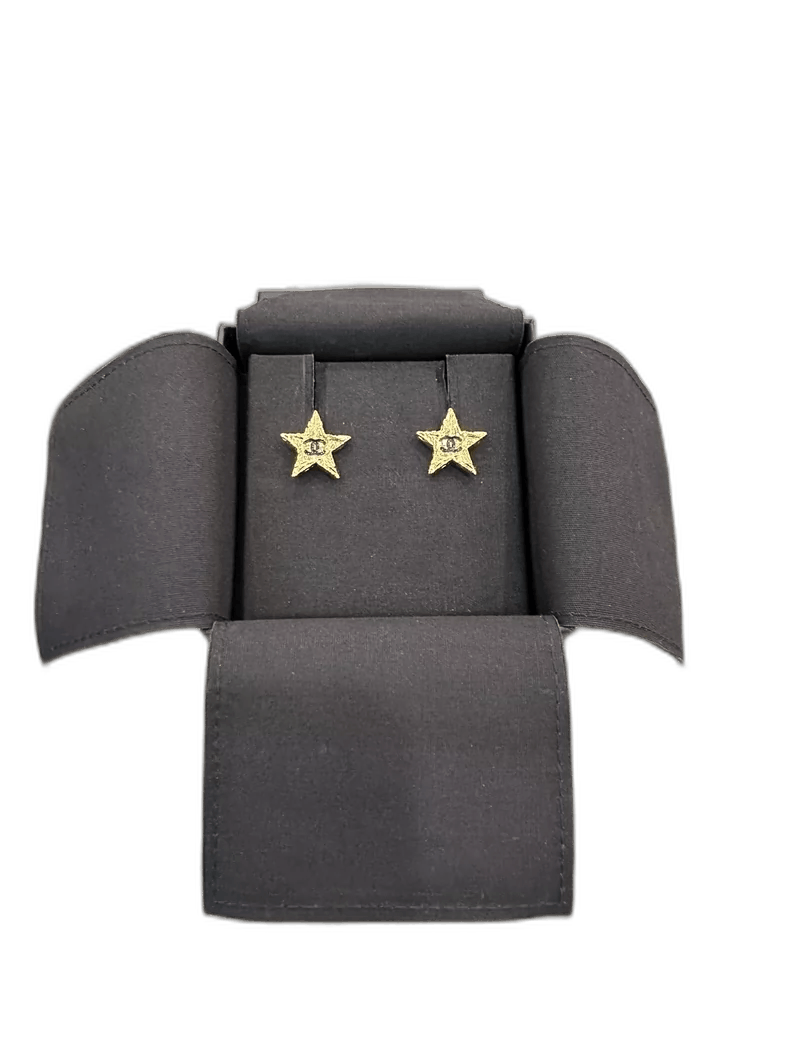 Chanel Chanel Gold Star Earrings with Double C Logo Size ONE SIZE - 1 Thumbnail