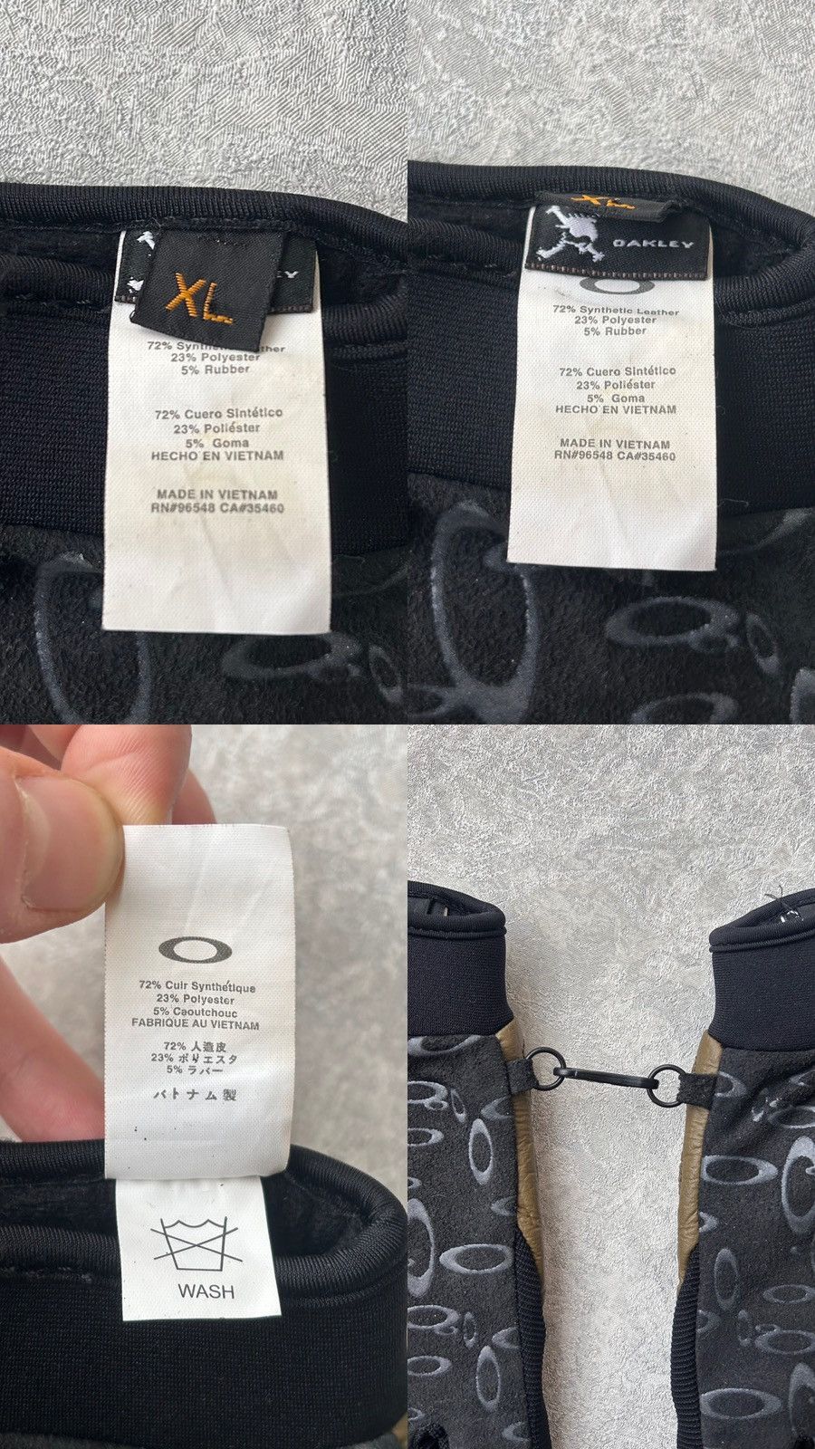 Vintage Vintage Oakley Factory Pilot Tactical Leather Gloves Size ONE SIZE - 13 Thumbnail