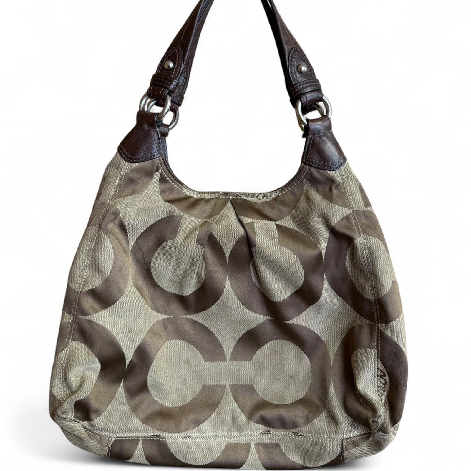 Coach Coach Madison Brown Signature Shoulder Bag Size ONE SIZE - 2 Thumbnail