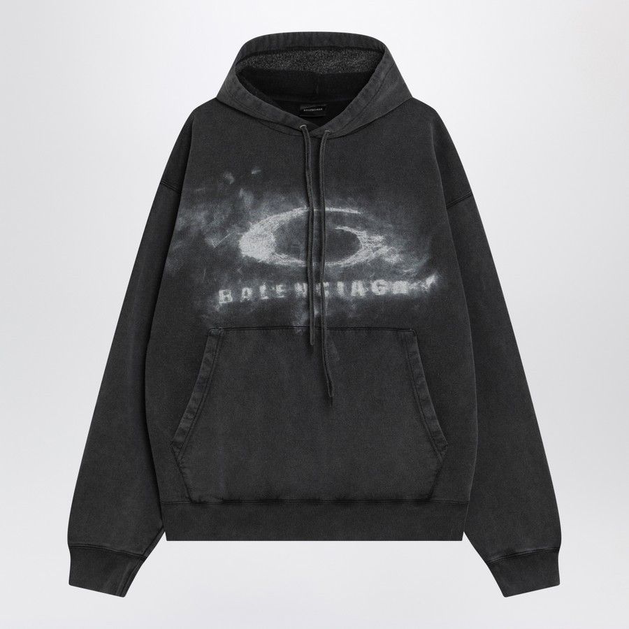 Balenciaga o1d2blof0226 Oversize Hoodie in Black Size US XS / EU 42 / 0 - 1 Thumbnail