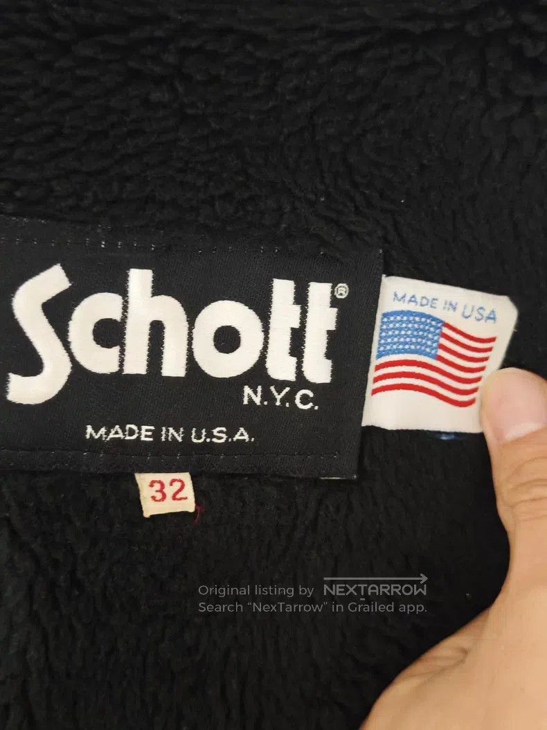 Schott Schott Leather coat Size US XS / EU 42 / 0 - 7 Thumbnail