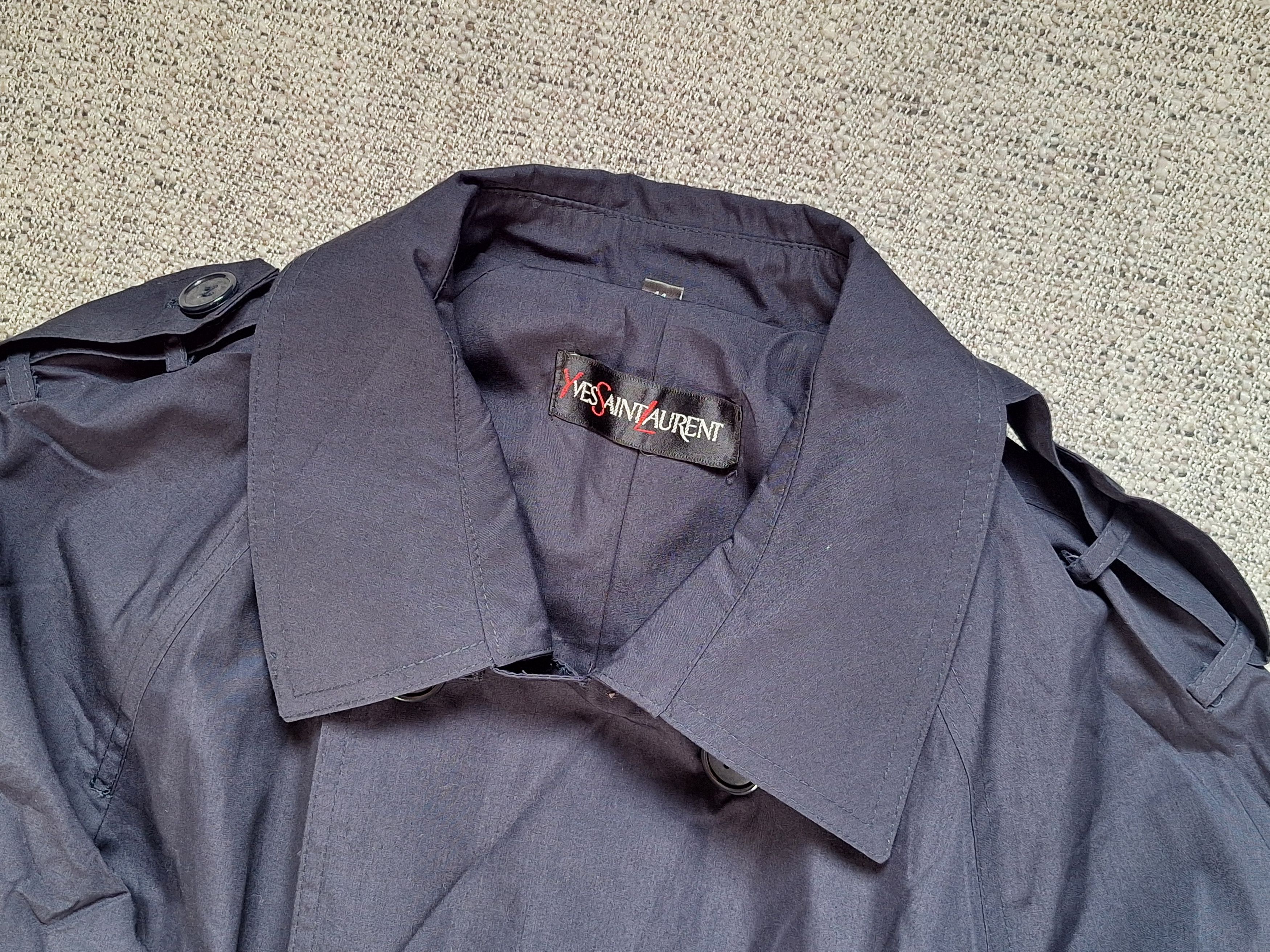 Yves Saint Laurent Yves Saint Laurent / Navy Trench Coat Size US S / EU 44-46 / 1 - 3 Thumbnail