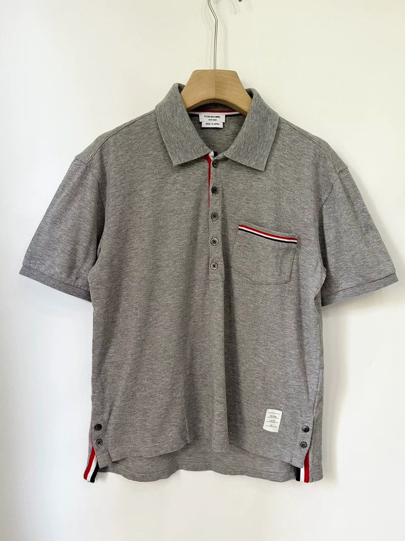 Thom Browne Thom Browne Short sleeve polo shirt Size US S / EU 44-46 / 1 - 1 Thumbnail