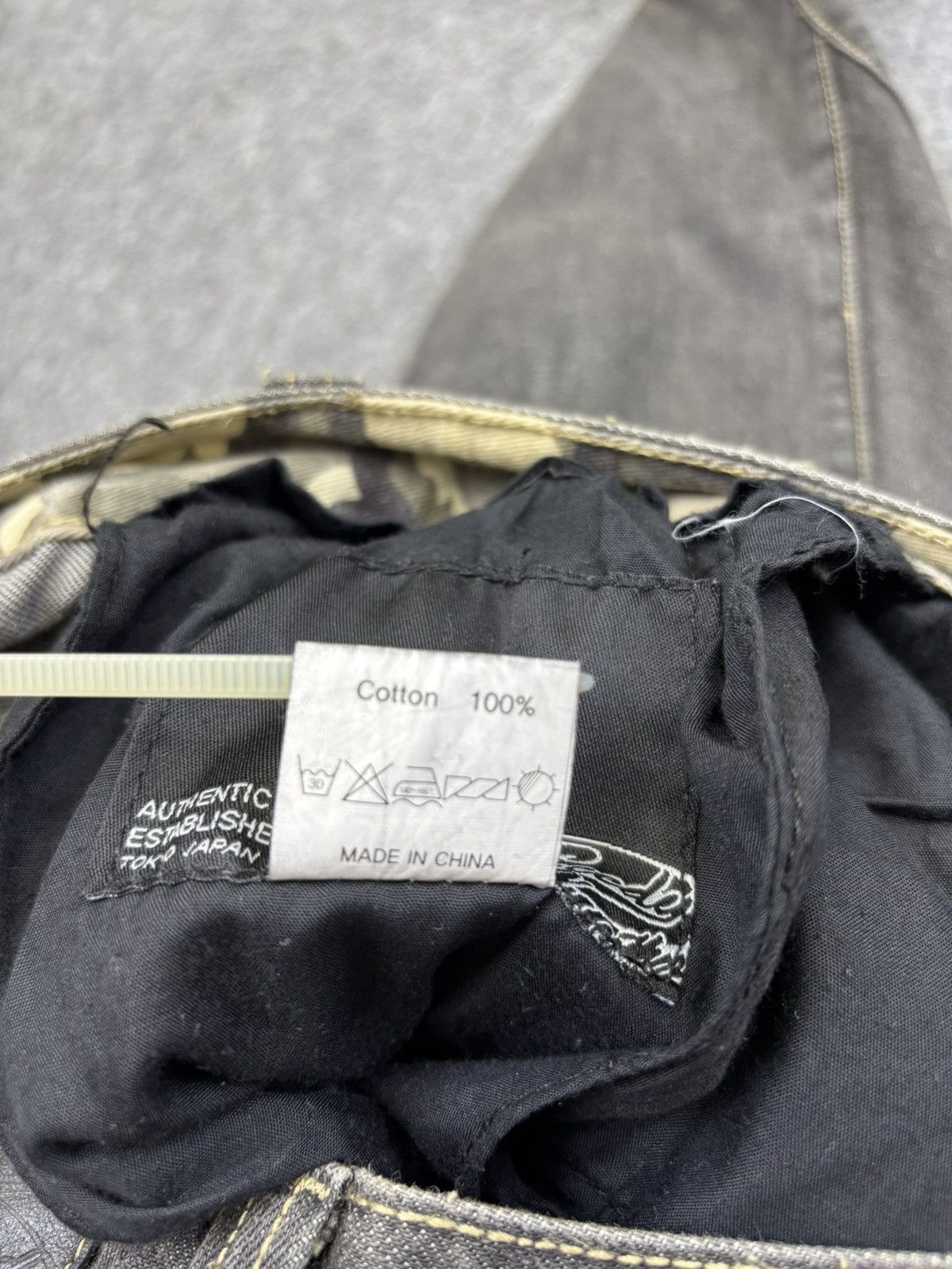Japanese Brand 💥Biker Denim💥Greddy Multipockets Biker Denim F717 Size US 27 - 22 Thumbnail