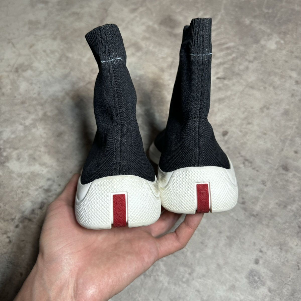 Prada Prada America's Cup Stretch High Sock Sneaker Size US 6 / IT 36 - 6 Thumbnail