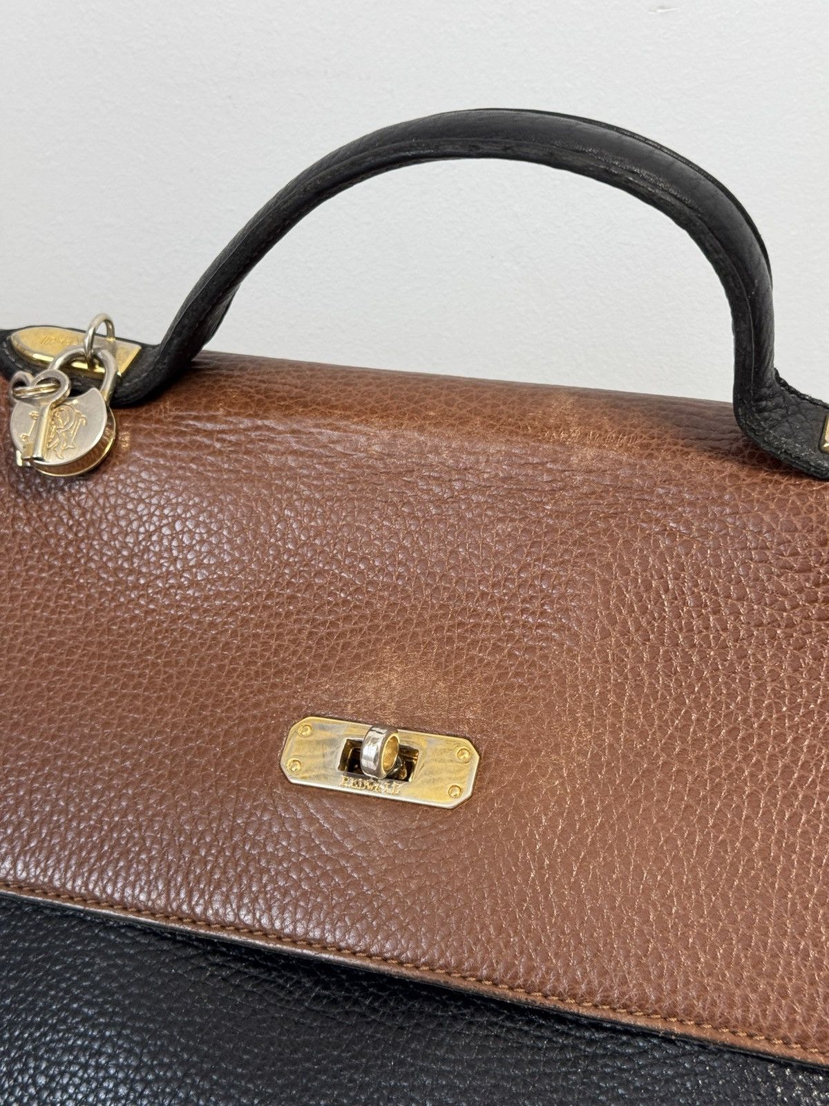 Other REDWALL Bag Foldover Envelope Brown Canvas Leather Cachemire Size ONE SIZE - 4 Thumbnail